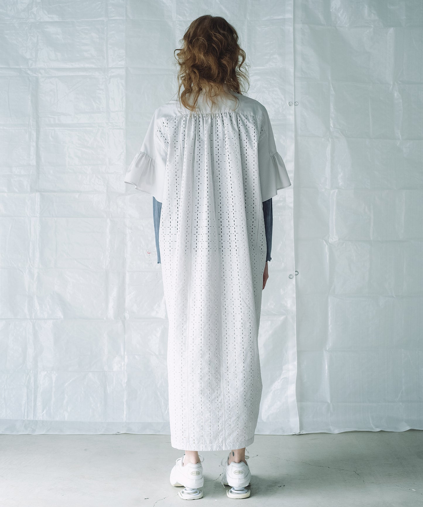 CHECK LACE DRESS / チェックレース ドレス