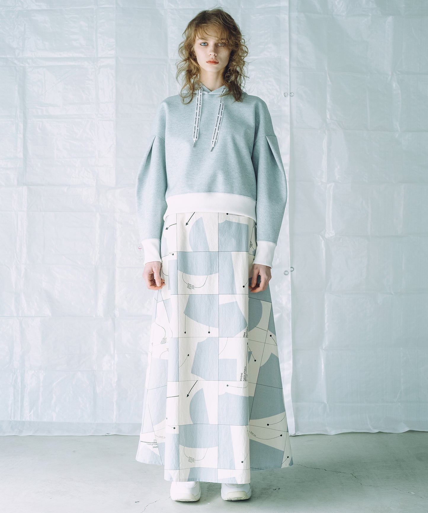 PATTERN SHUFFLE SKIRT / パターンシャッフルスカート