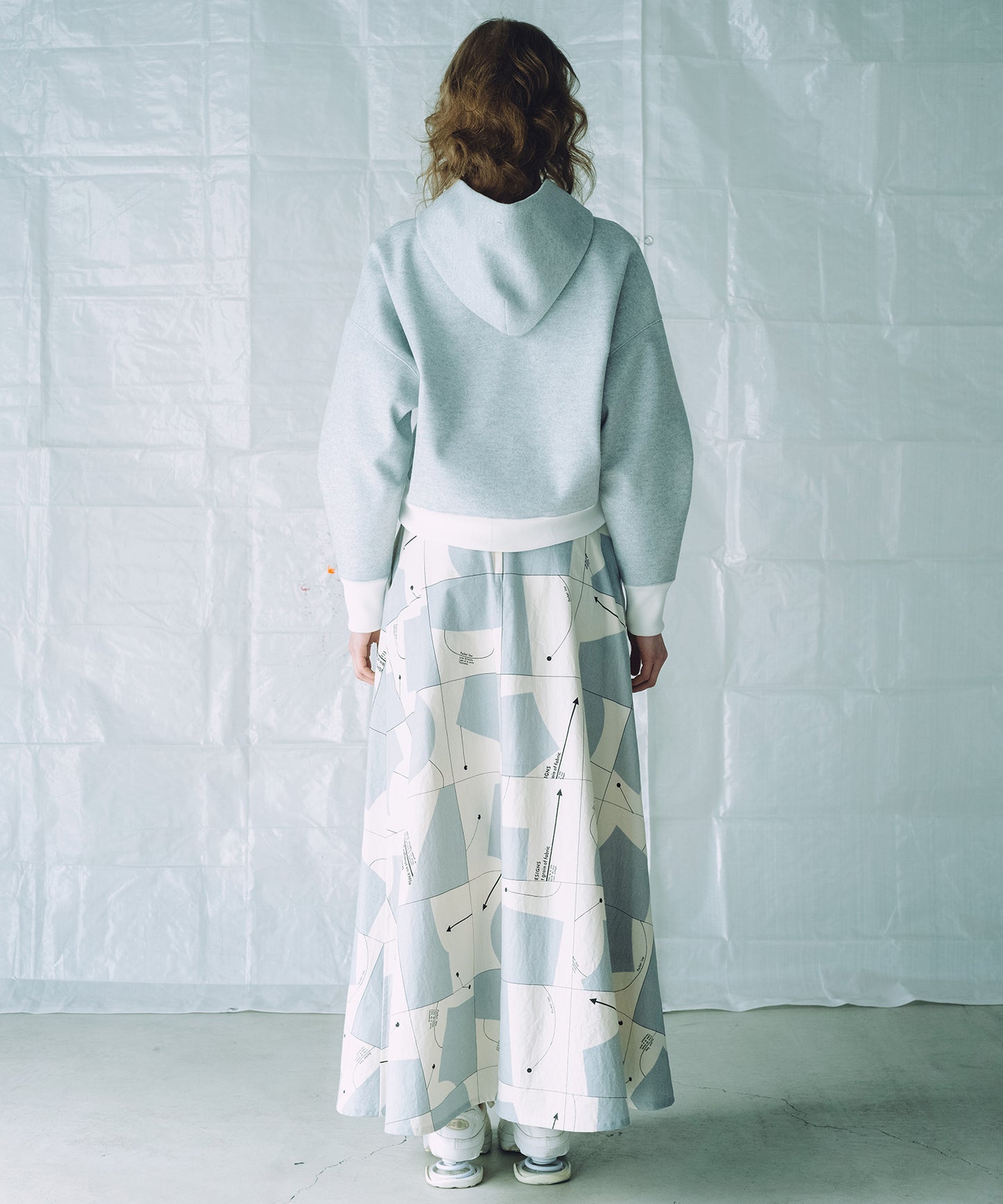 PATTERN SHUFFLE SKIRT / パターンシャッフルスカート