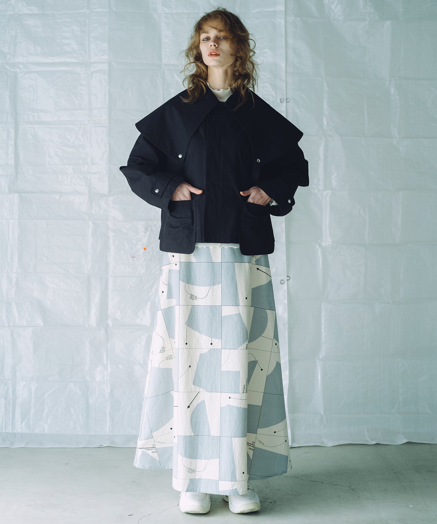 PATTERN SHUFFLE SKIRT / パターンシャッフルスカート
