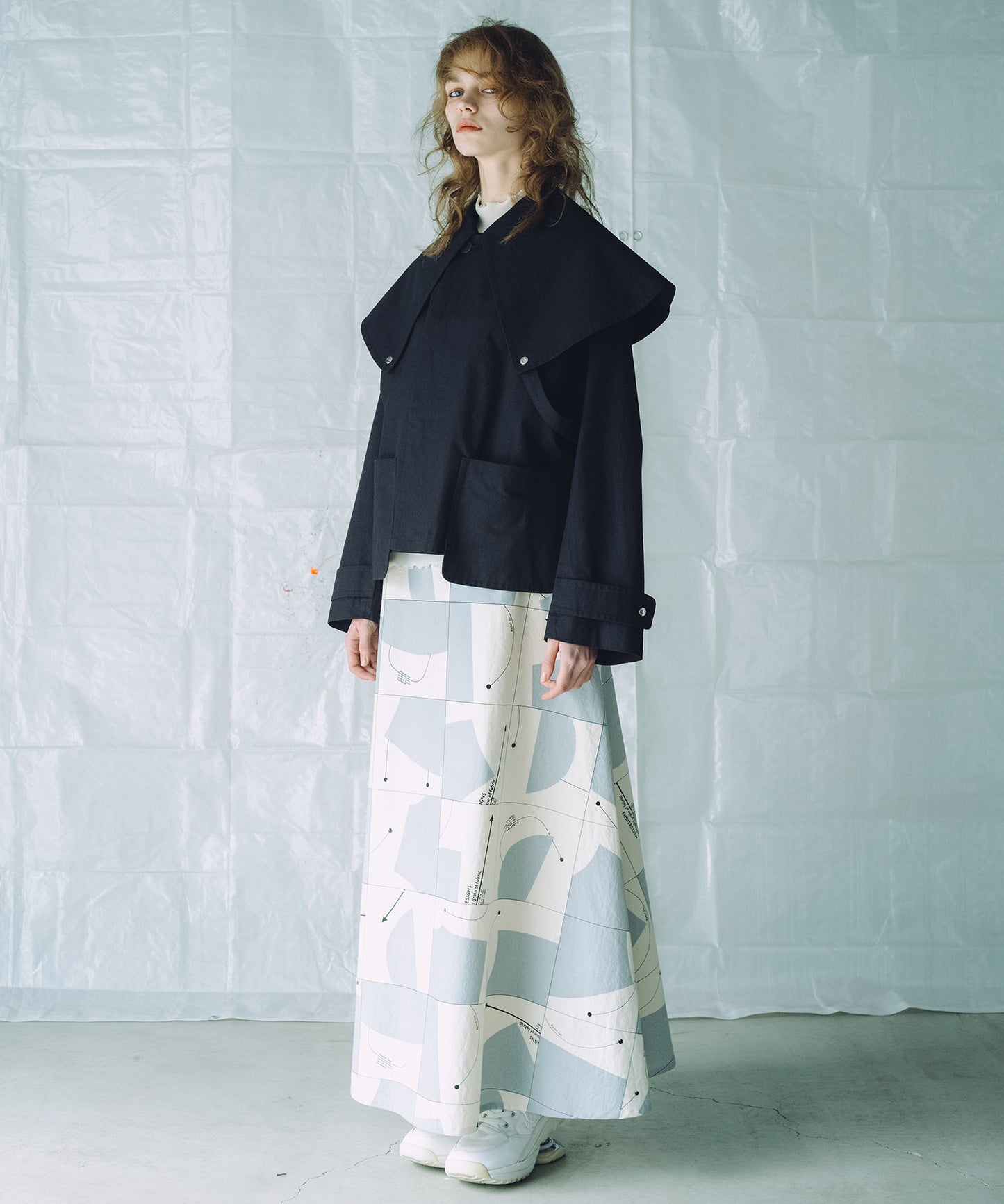 PATTERN SHUFFLE SKIRT / パターンシャッフルスカート