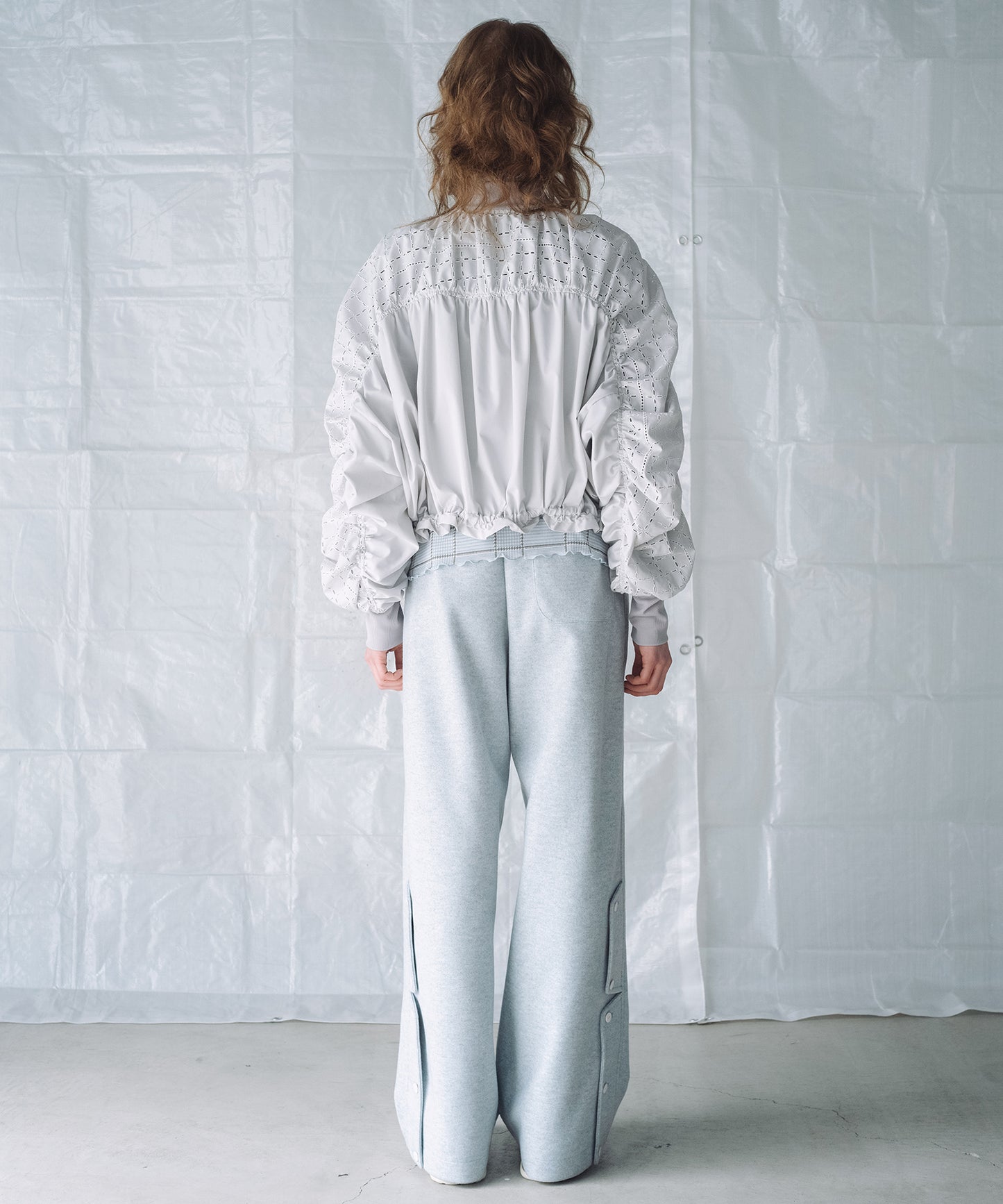 CHECK LACE BLOUSON / チェックレース ブルゾン