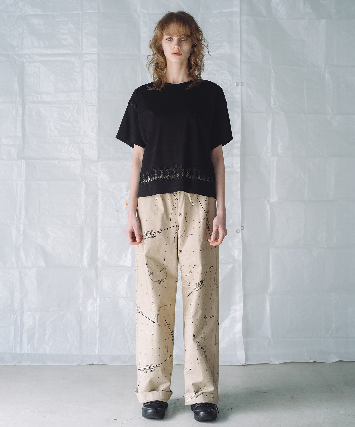 LACE T-SHIRT / レースTシャツ