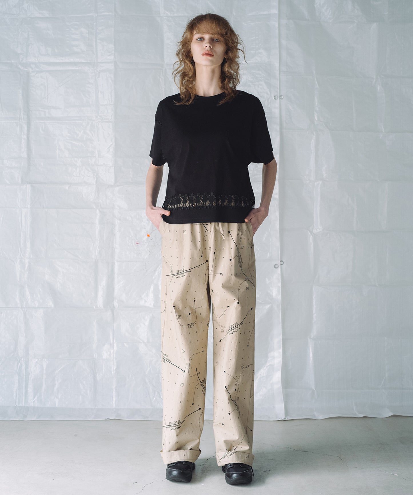 LACE T-SHIRT / レースTシャツ