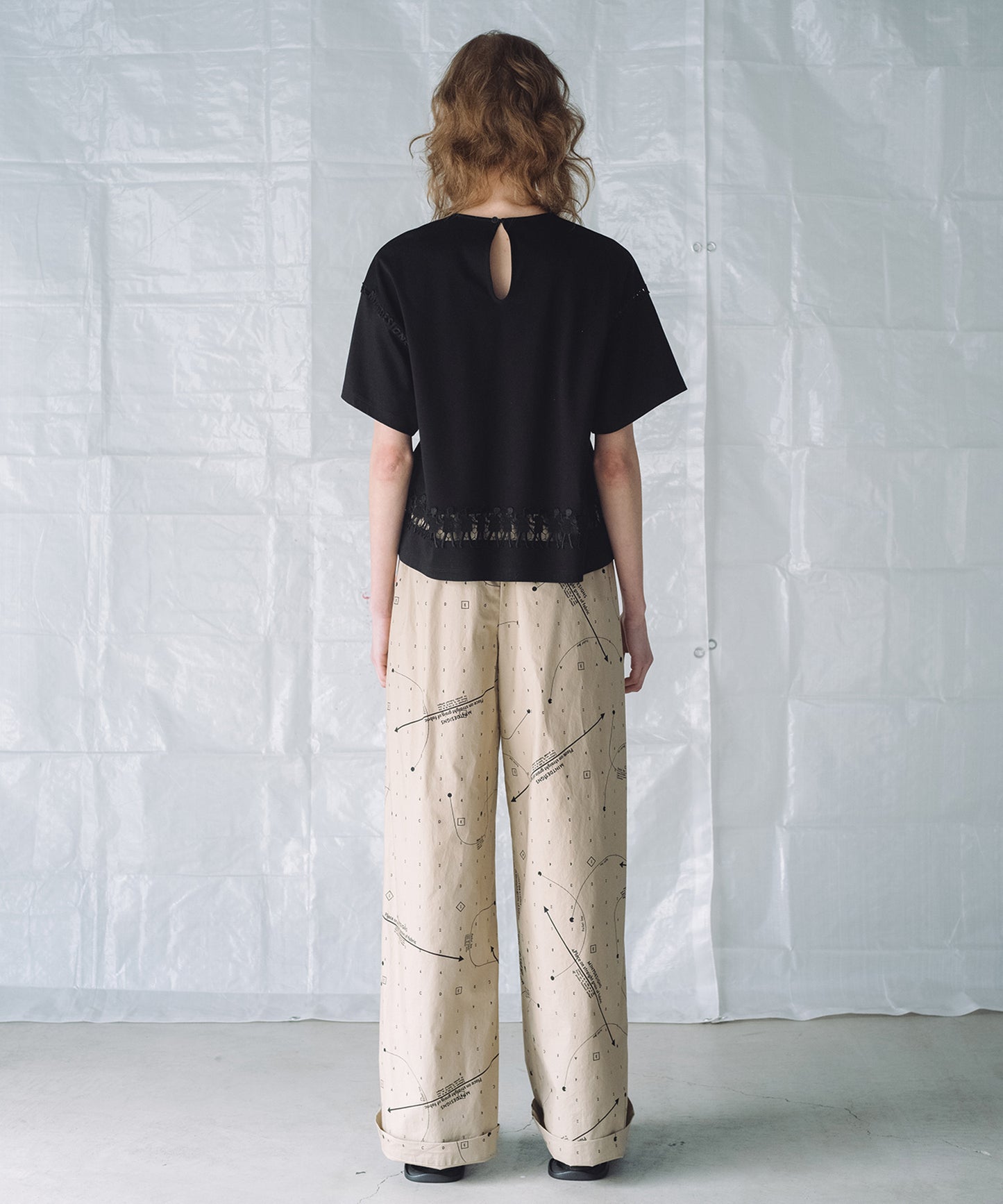 LACE T-SHIRT / レースTシャツ