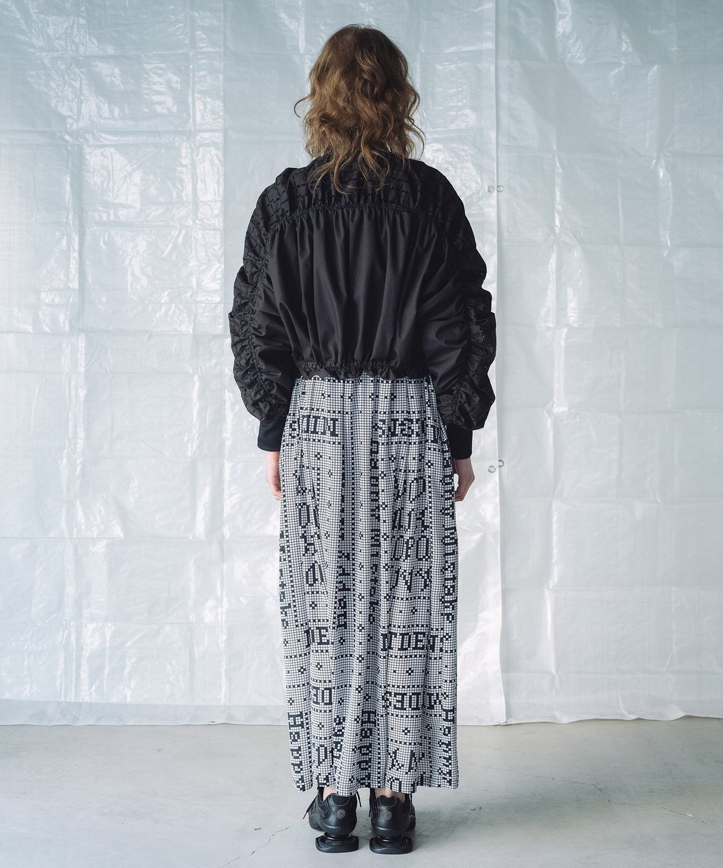 CHECK LACE BLOUSON / チェックレース ブルゾン