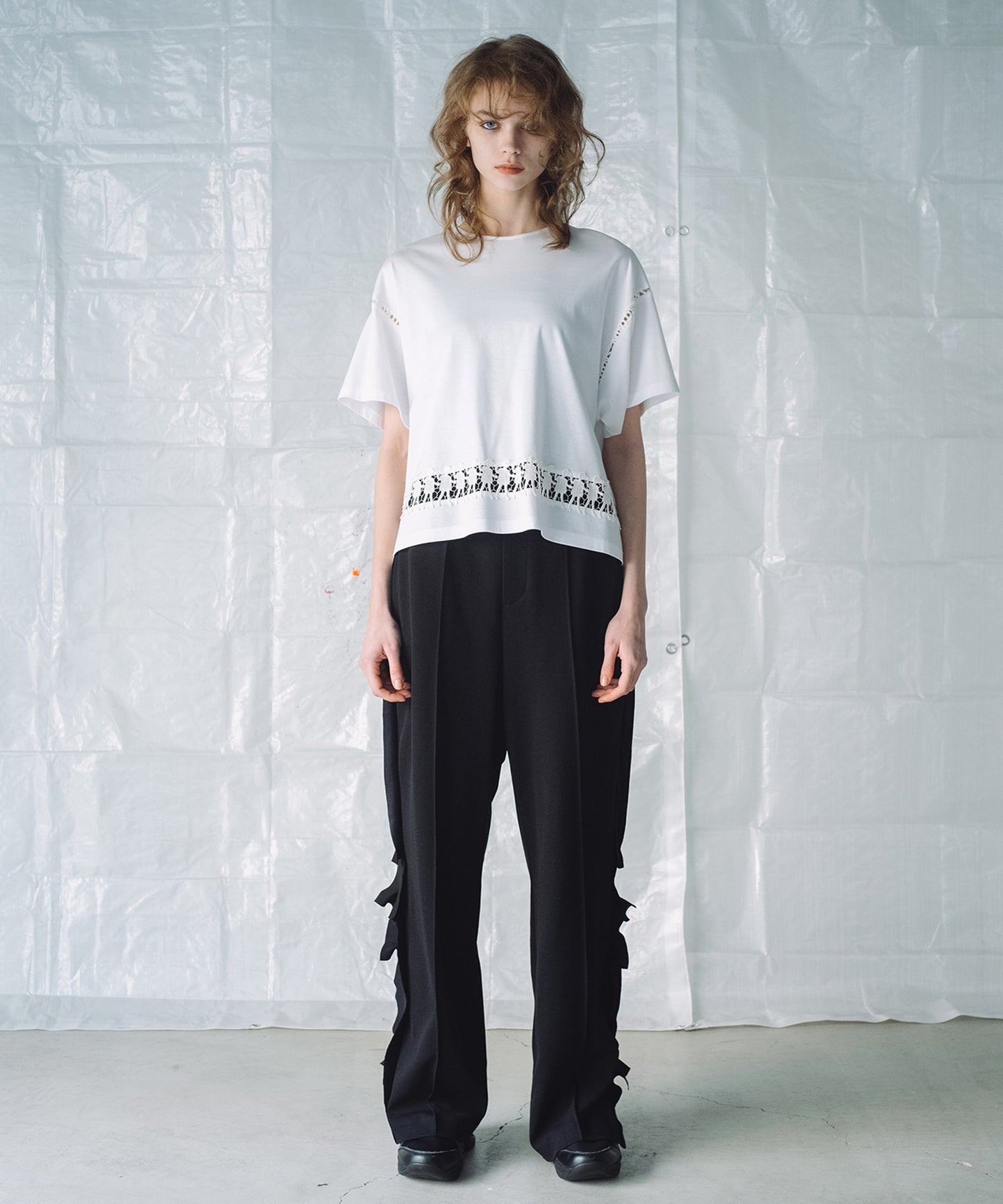 LACE T-SHIRT / レースTシャツ
