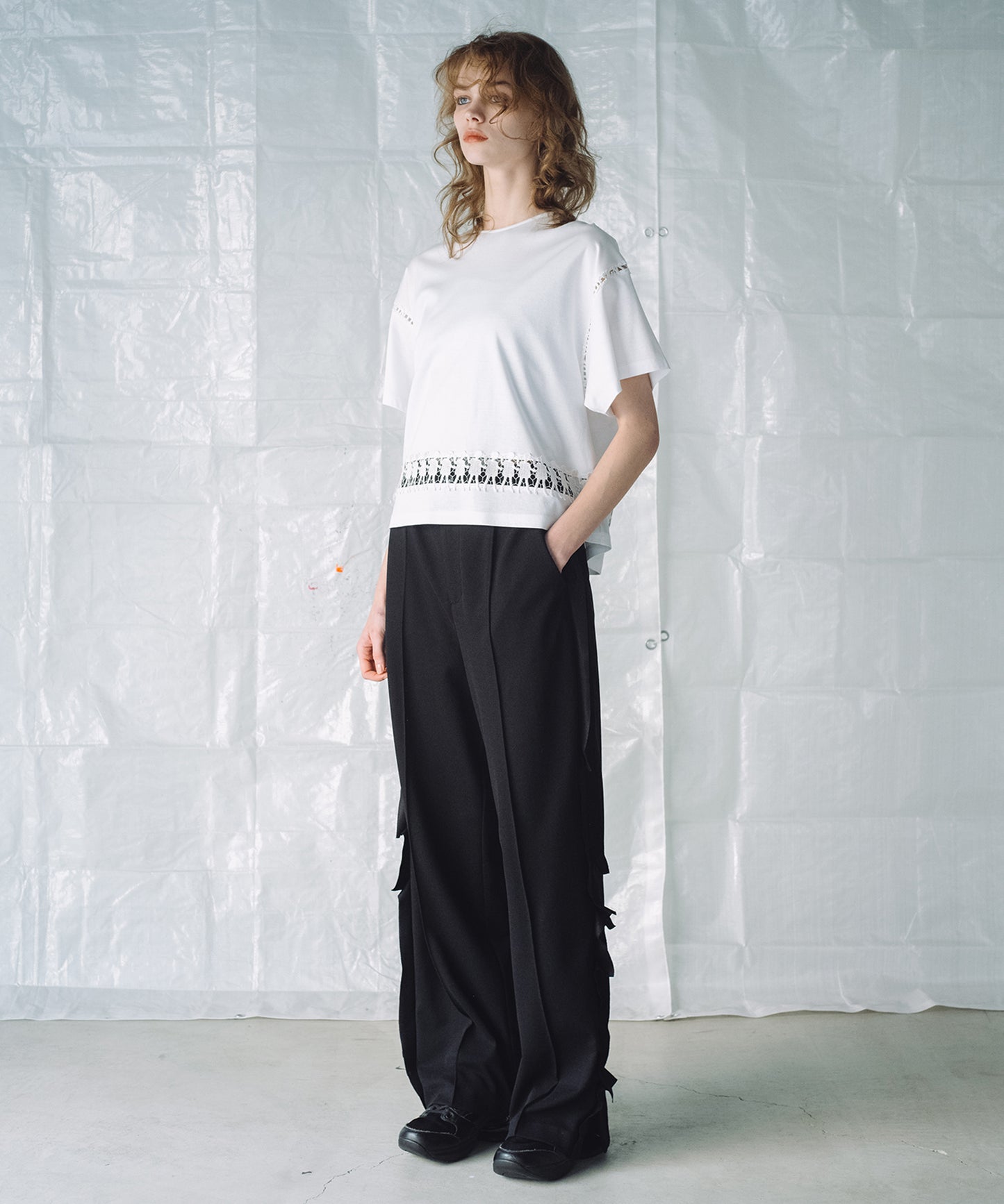 LACE T-SHIRT / レースTシャツ