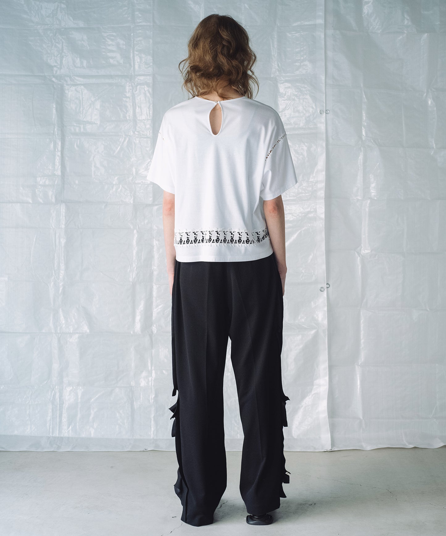 SQUARE FRILL PANTS / スクエアフリルパンツ