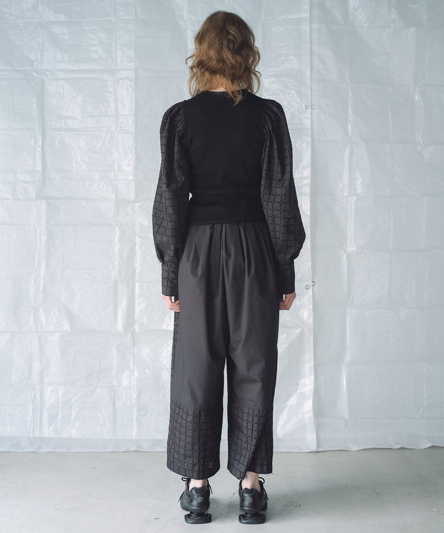 CHECK LACE PANTS / チェックレースパンツ