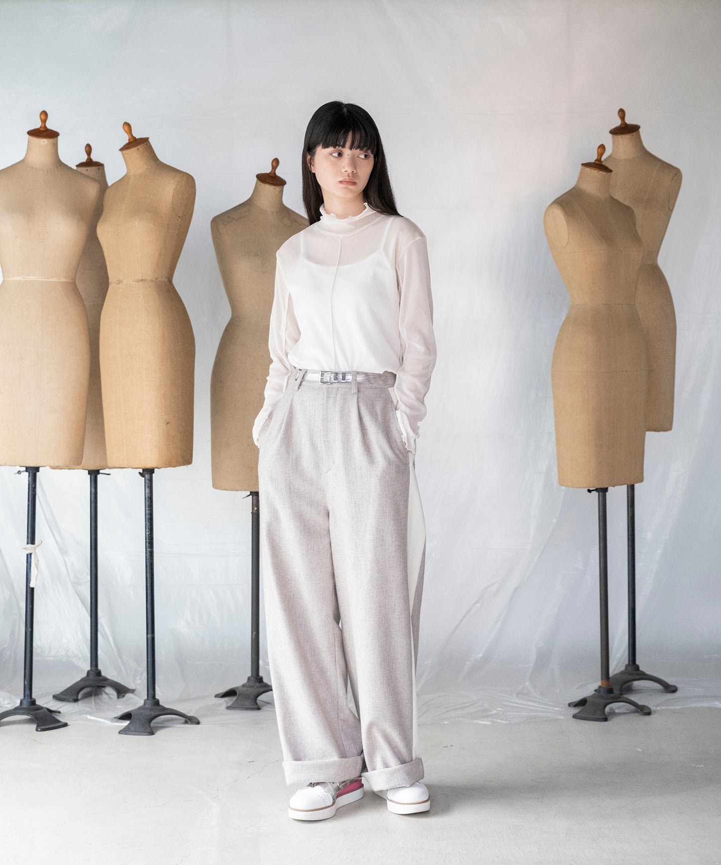VELOUR MESH TOP / ベロアメッシュトップ