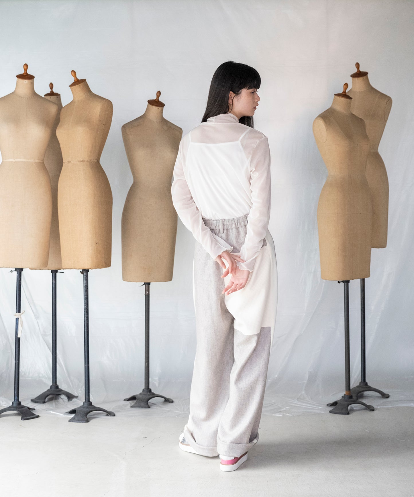 VELOUR MESH TOP / ベロアメッシュトップ