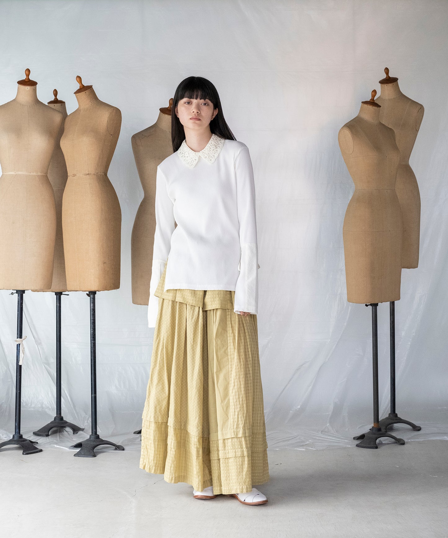 LACE COLLAR TOP / レースカラートップ