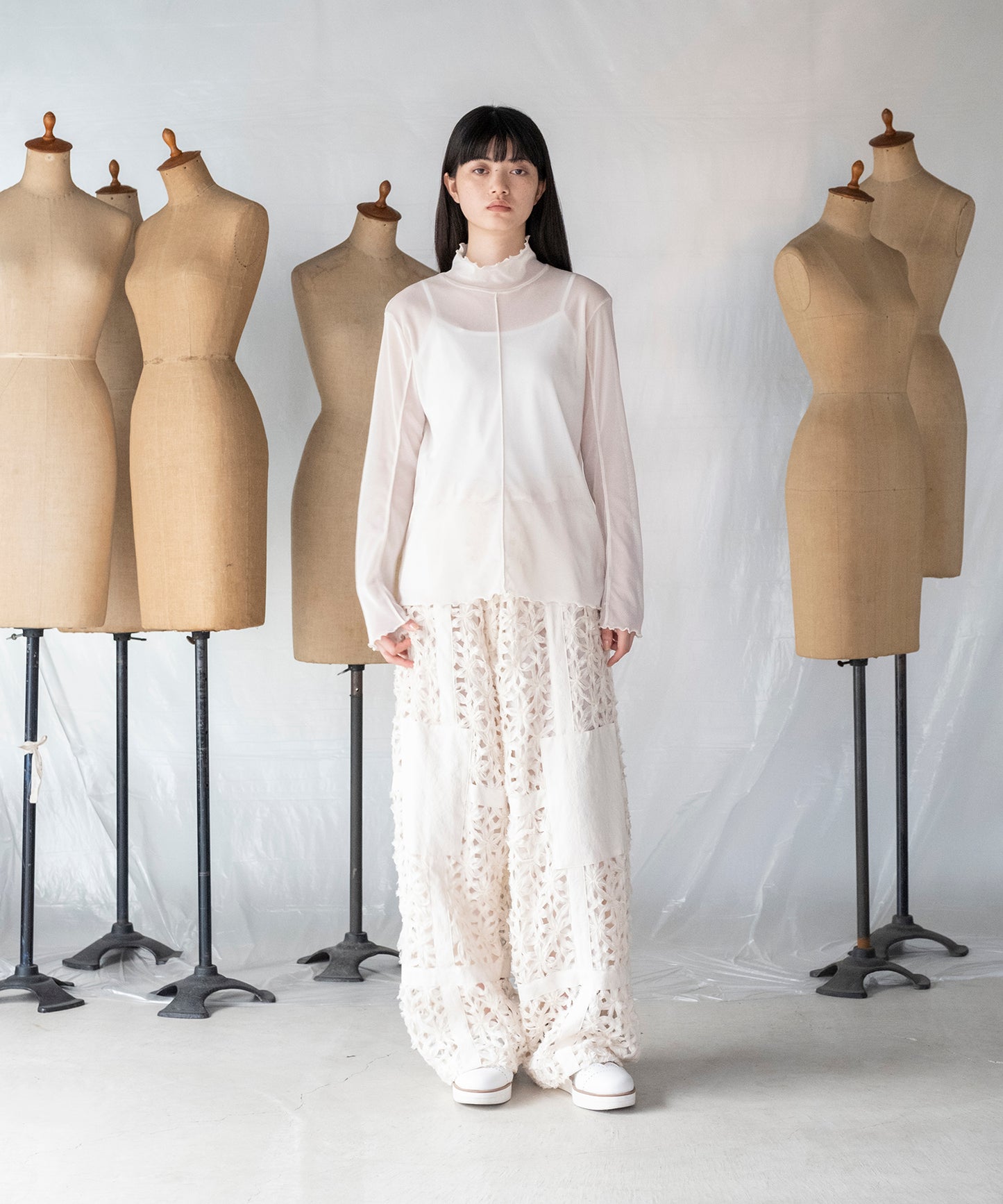 VELOUR MESH TOP / ベロアメッシュトップ