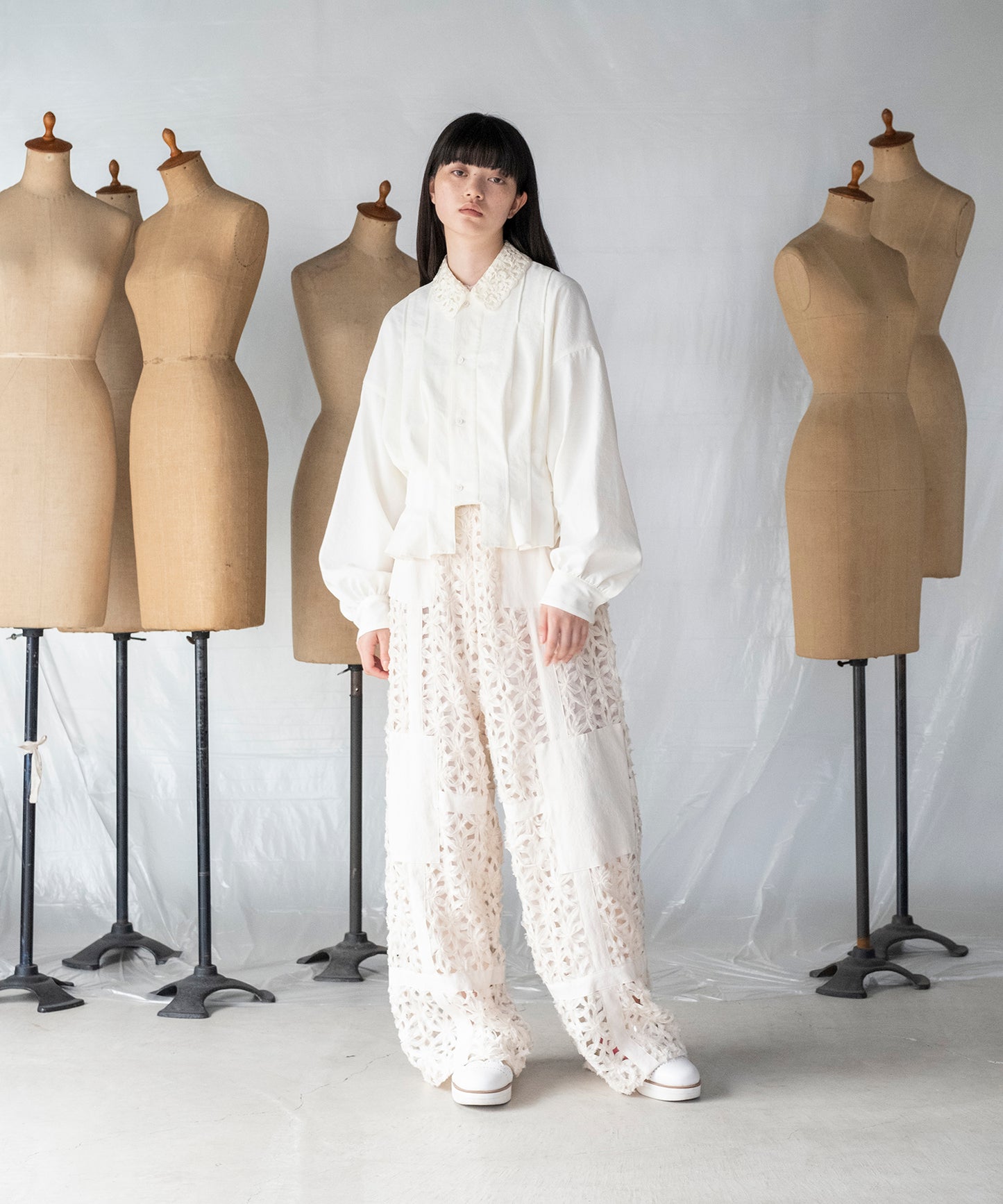 LACE COLLAR BLOUSON / レースカラーブルゾン