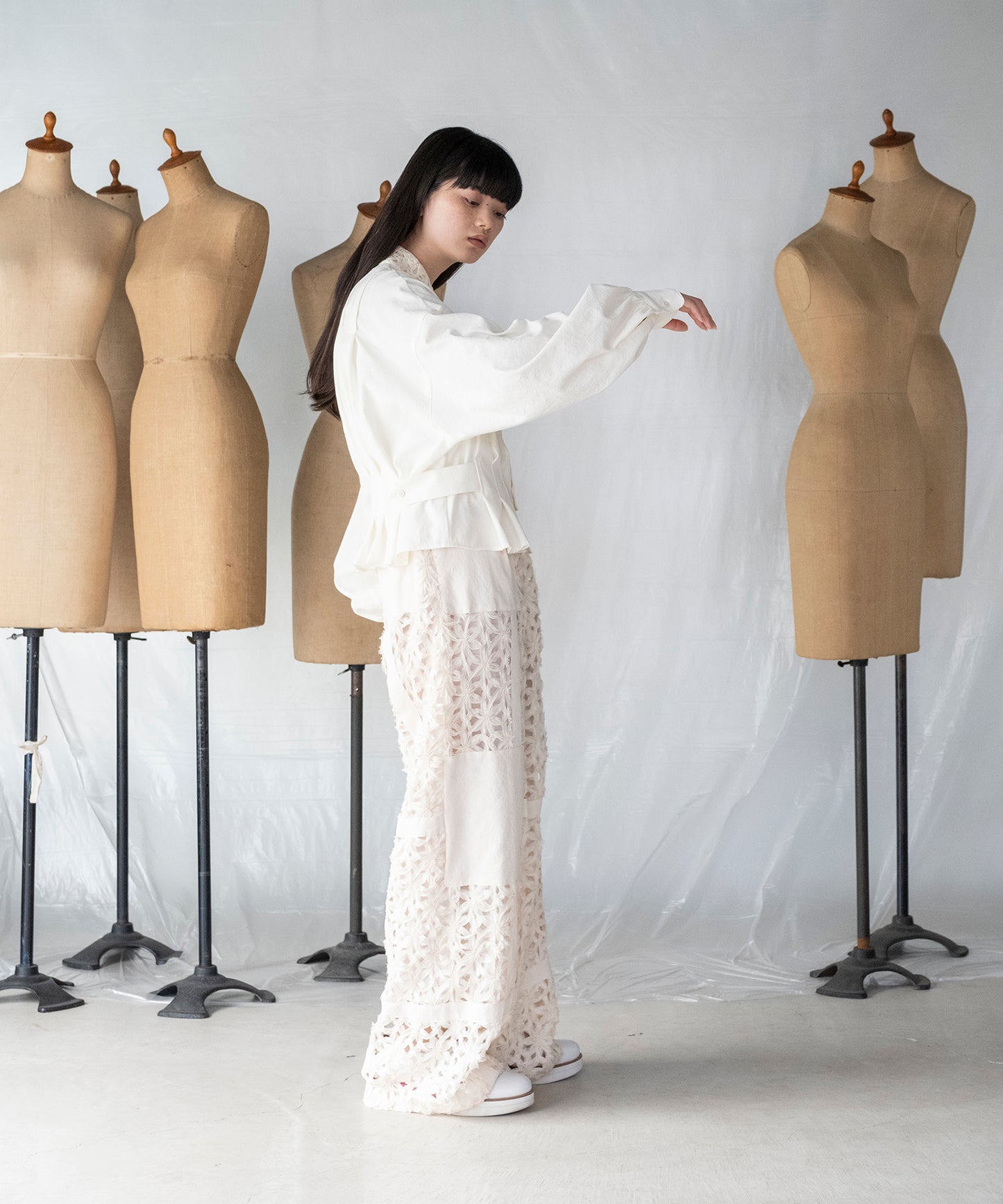 LACE COLLAR BLOUSON / レースカラーブルゾン