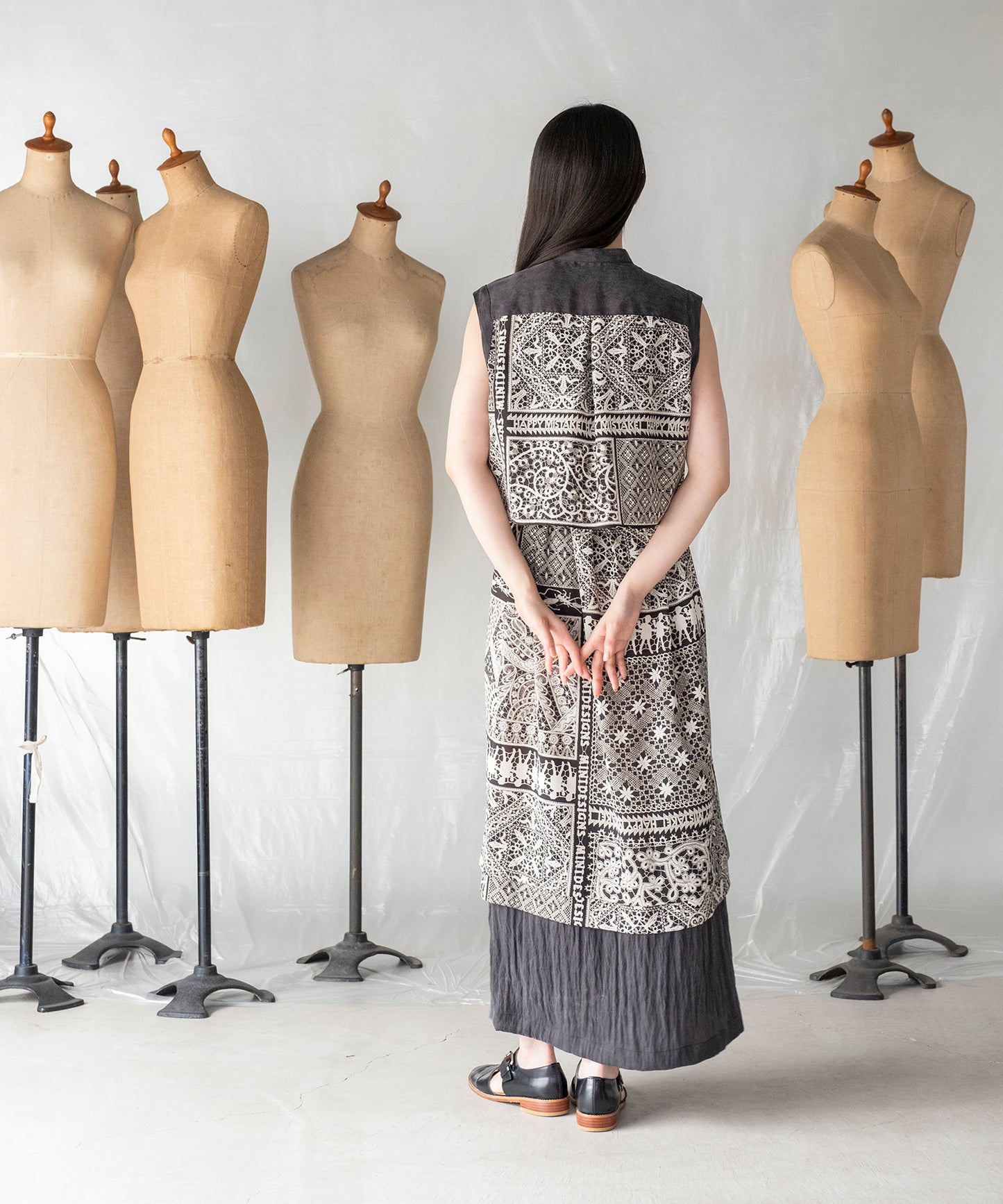 LACE COLLAGE SKIRT / レースコラージュスカート
