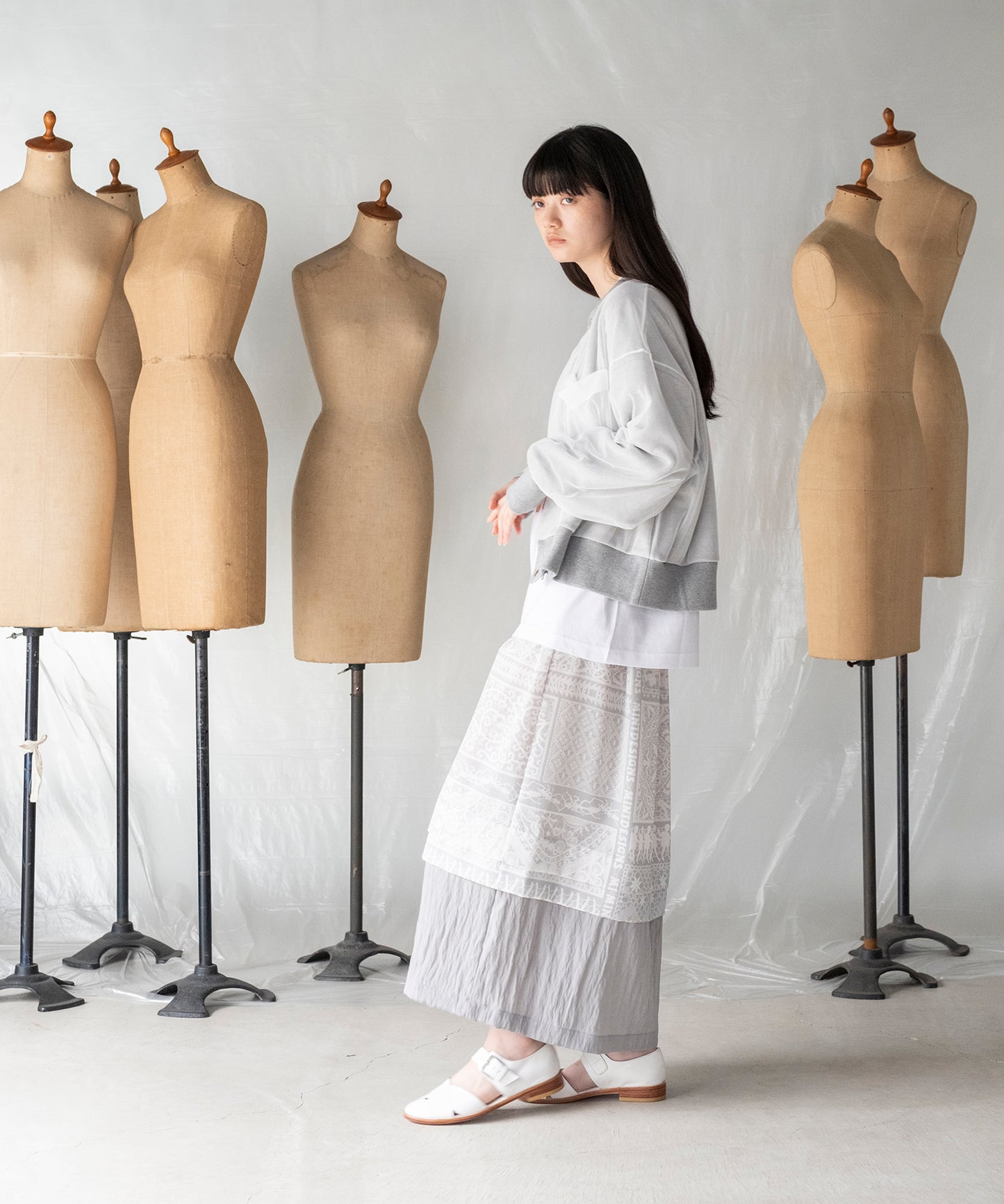 TULLE LAYERED BLOUSON / チュールレイヤードブルゾン