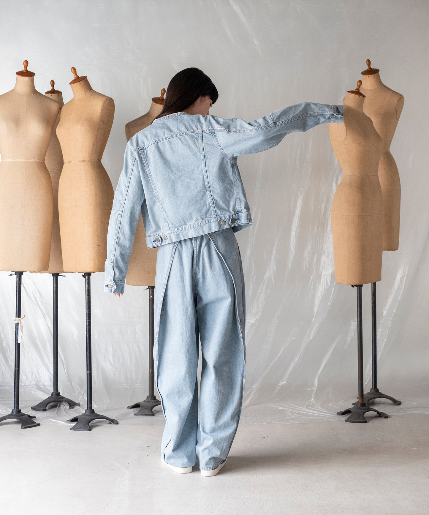 ARCH SLEEVE DENIM JACKET / アーチスリーブデニムジャケット