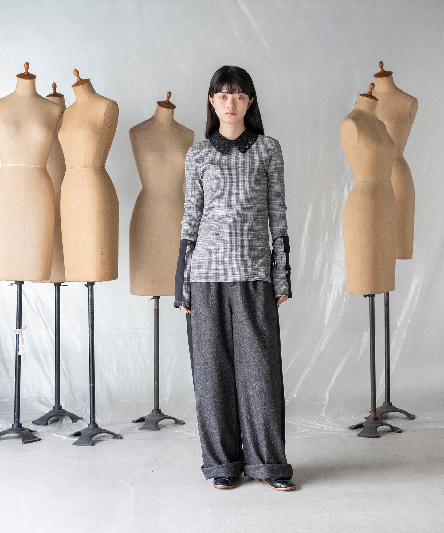 LACE COLLAR TOP / レースカラートップ