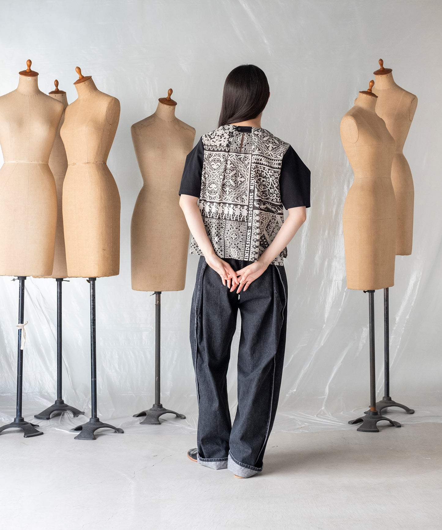 LACE COLLAGE TOPS / レースコラージュトップス