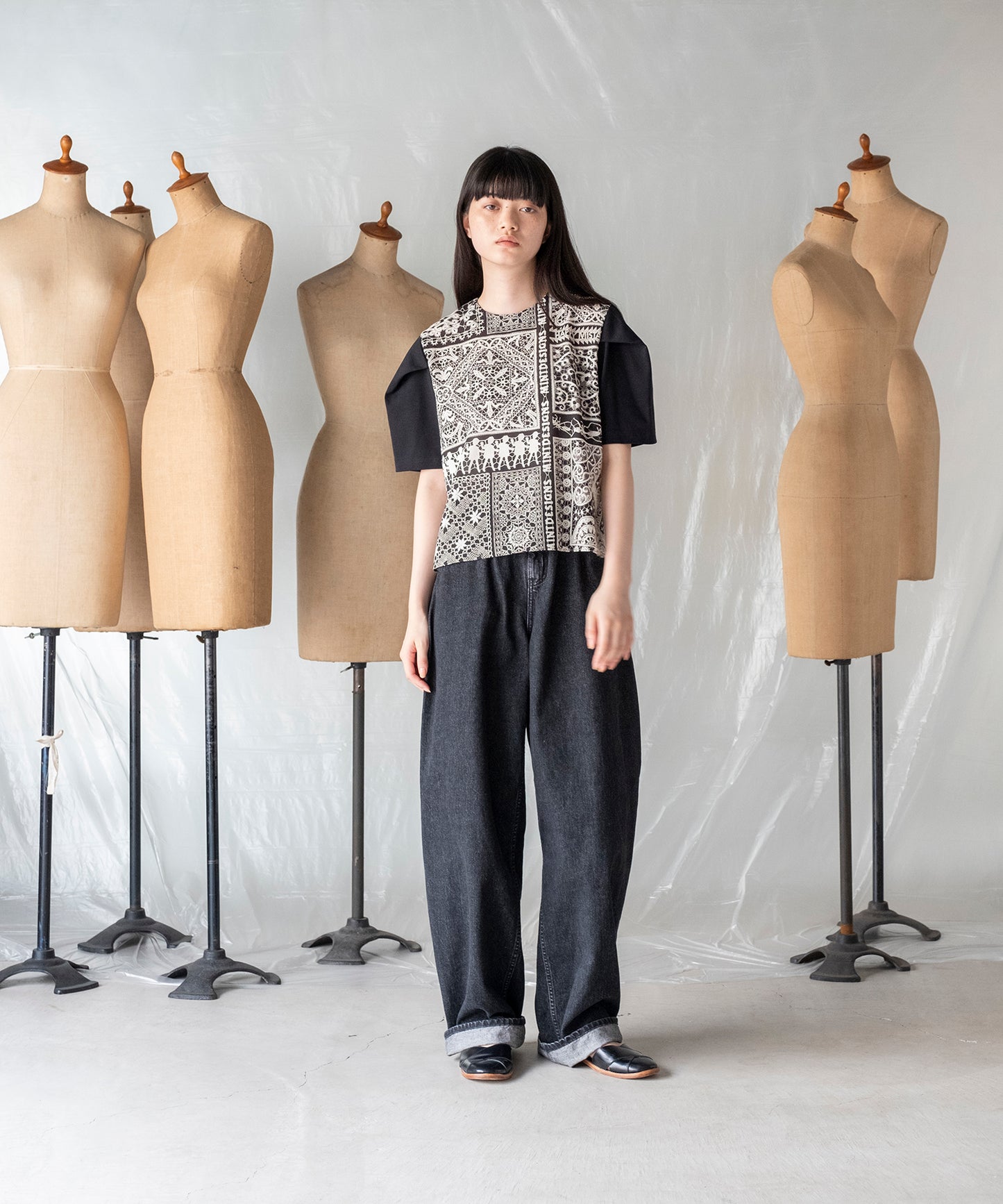 LACE COLLAGE TOPS / レースコラージュトップス