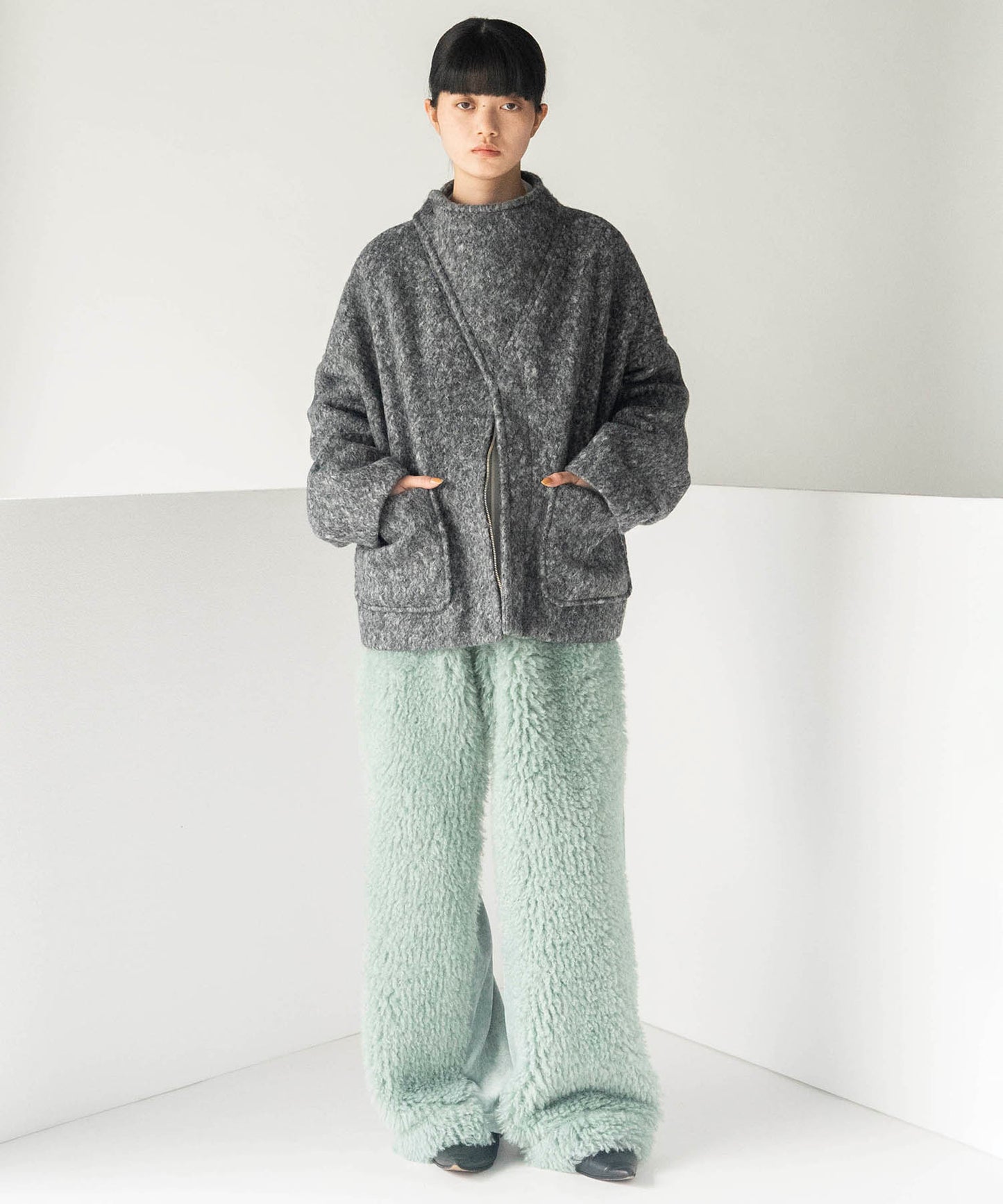 MARBLE WOOLY JACKET