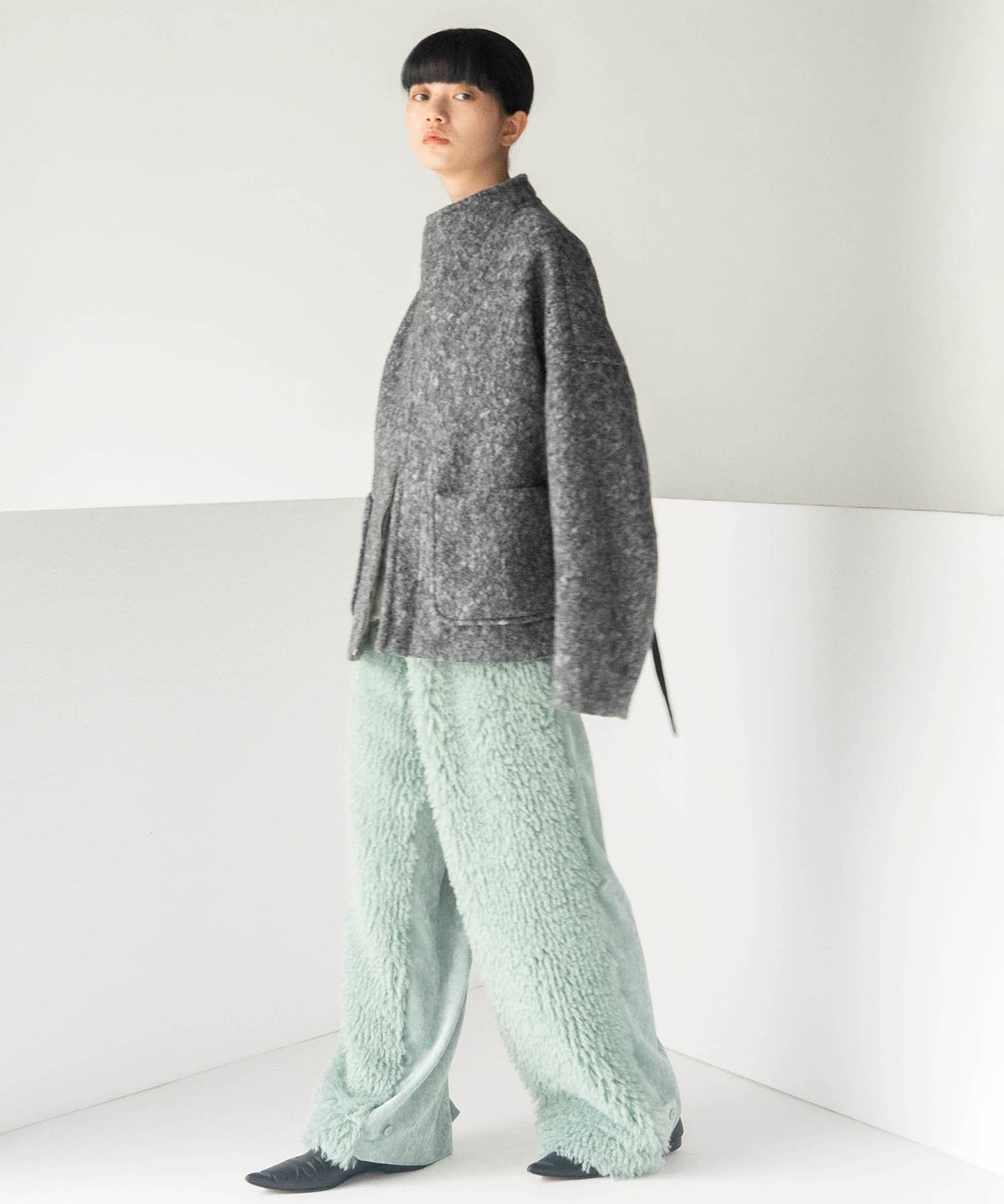 MARBLE WOOLY JACKET