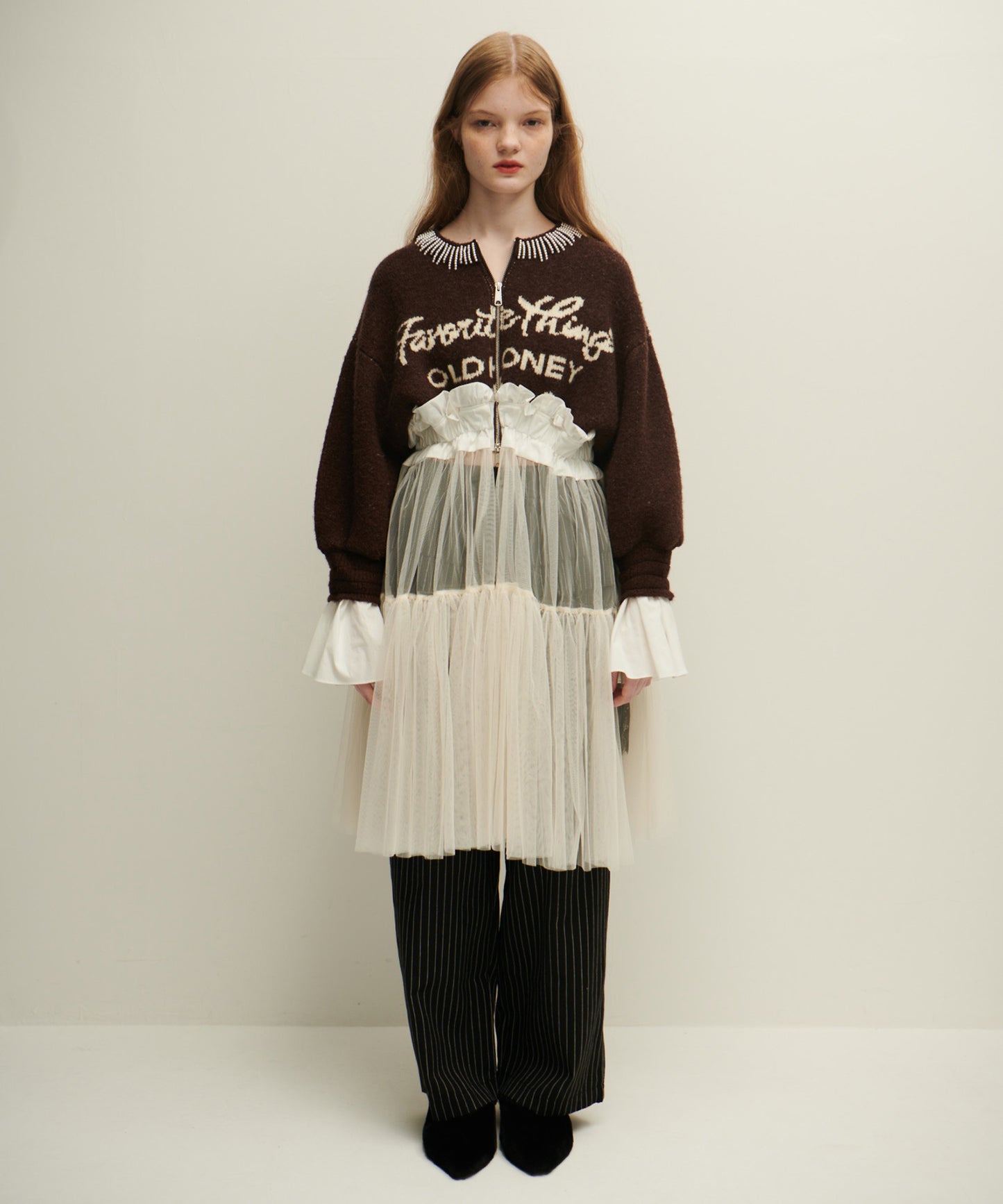 78℃ knit zipup