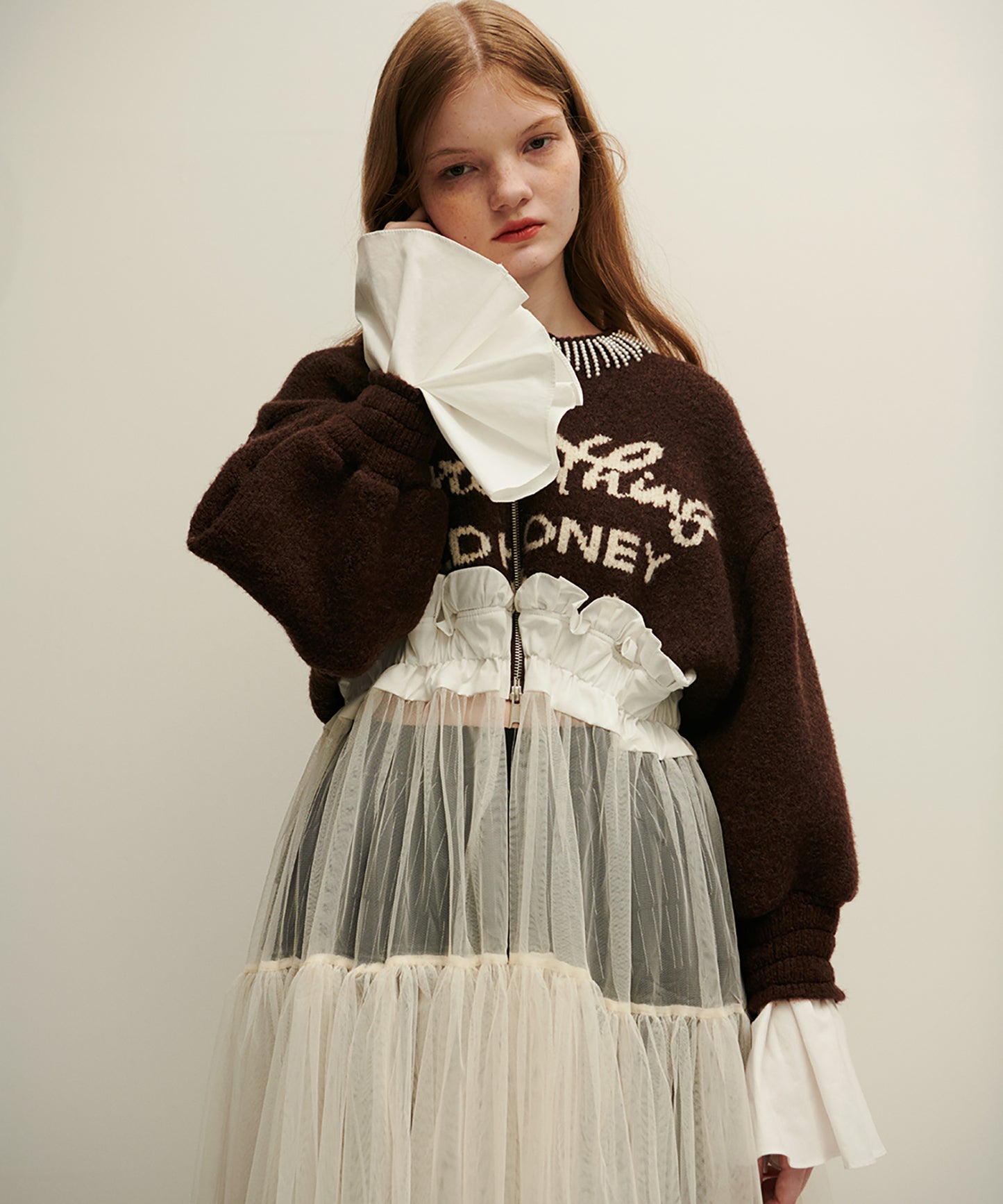78℃ knit zipup