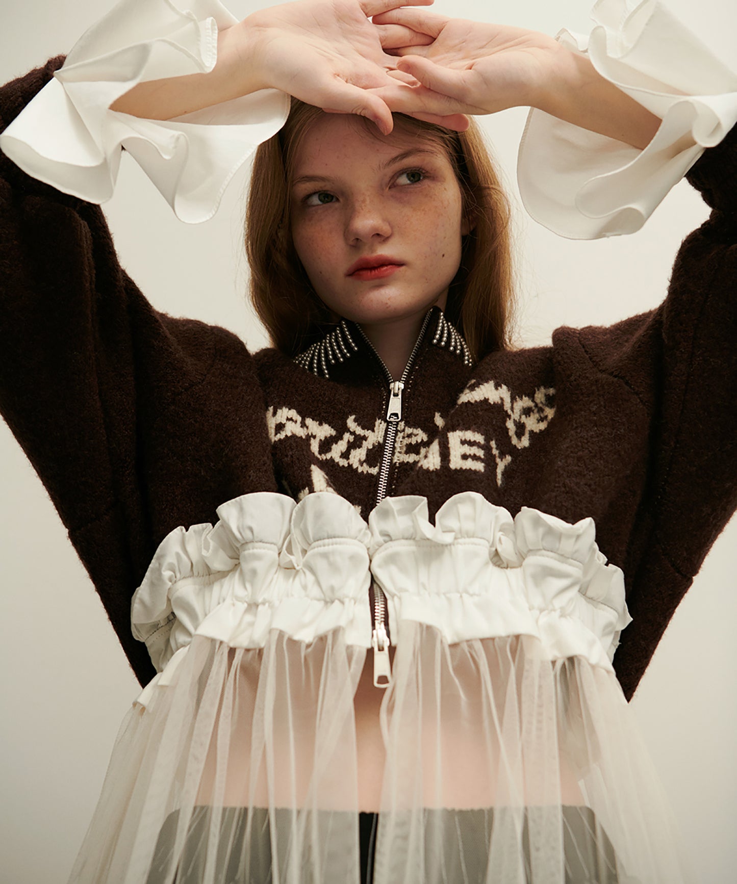 78℃ knit zipup