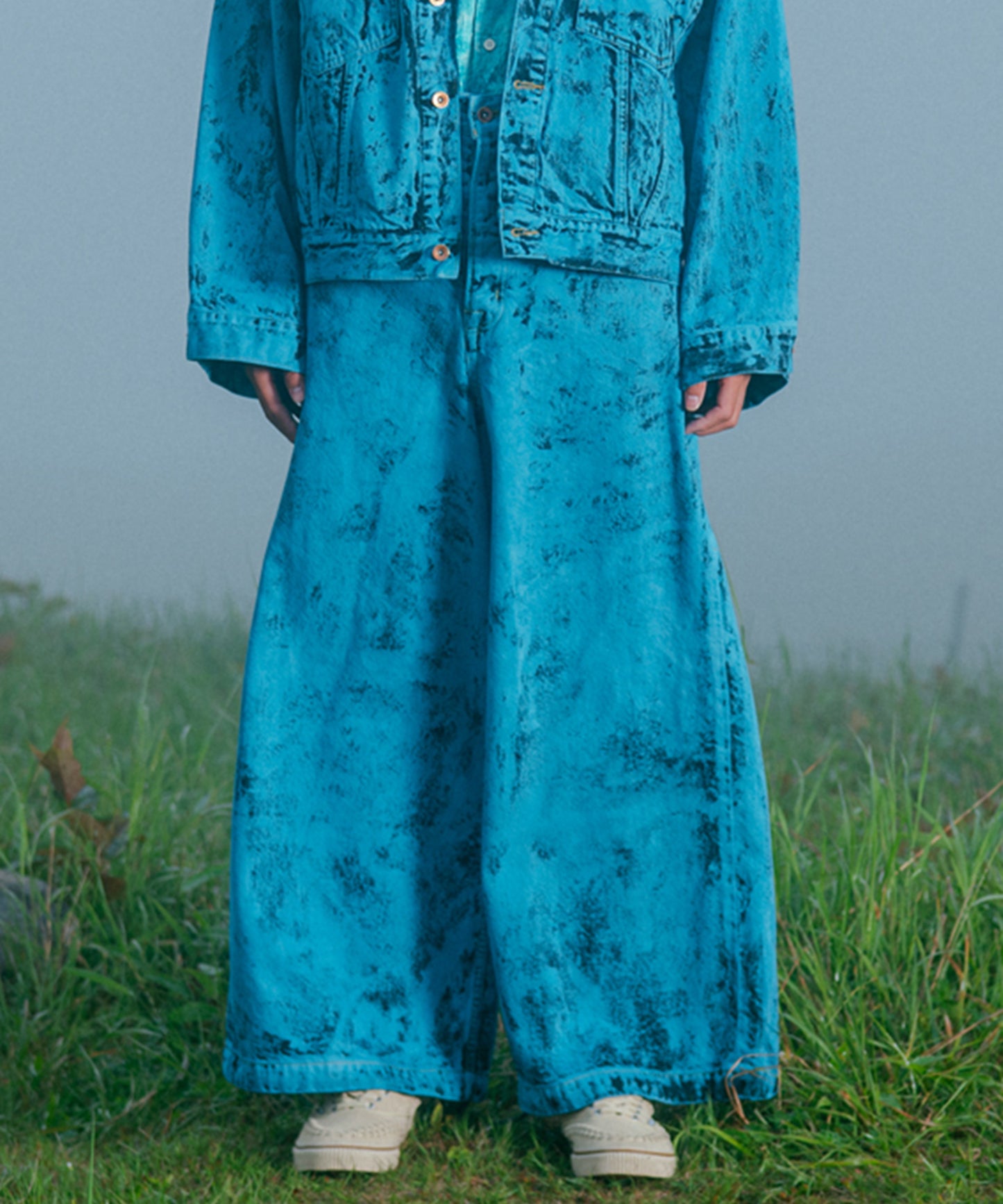 HAND CRAFTED DENIM PANTS