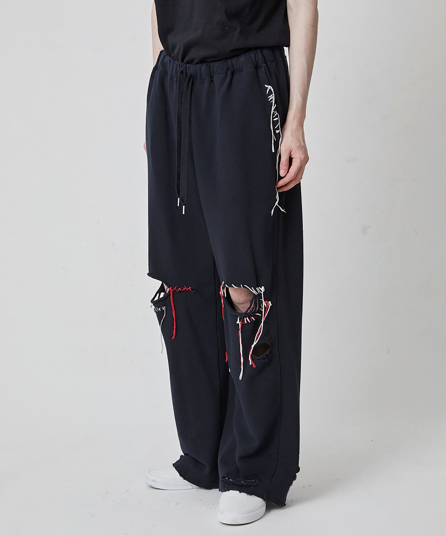 LOOPING DAMAGE SWEAT PANTS