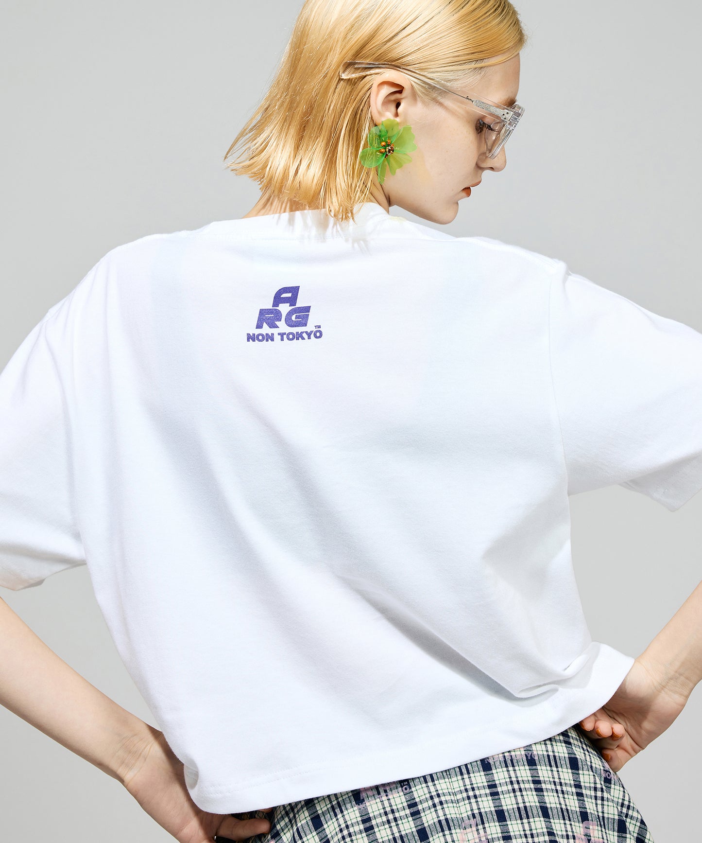 PRINT SHORT T-SHIRT(NON)