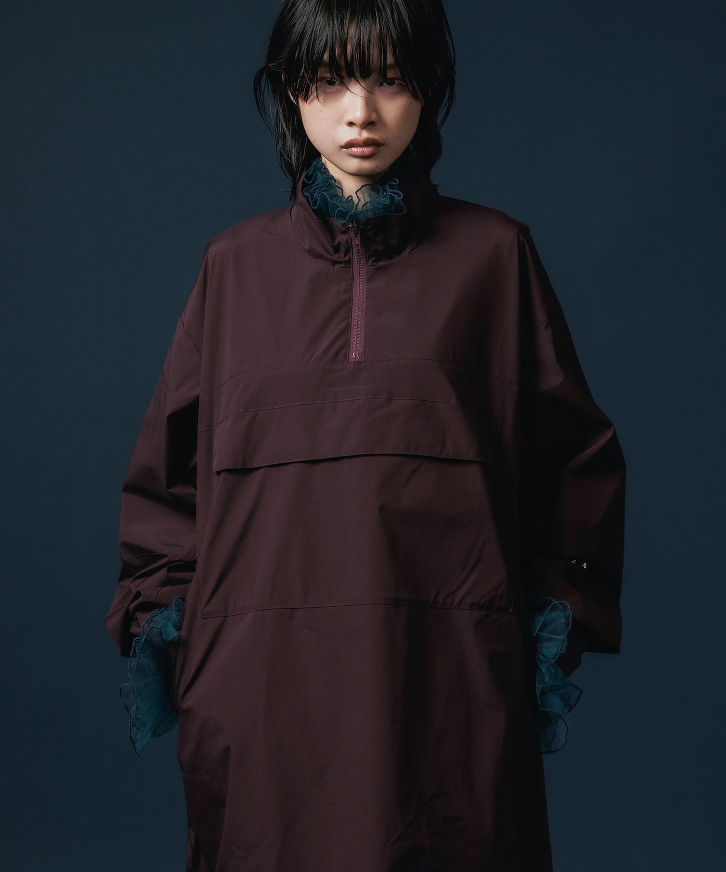 FRILL LAYER NYLONONE-PIECE