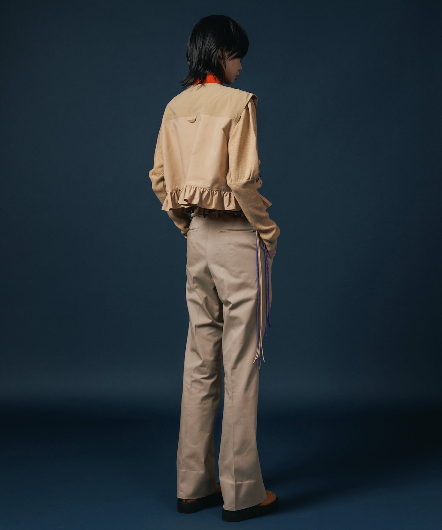 MULTIPOCKET FRILLVEST