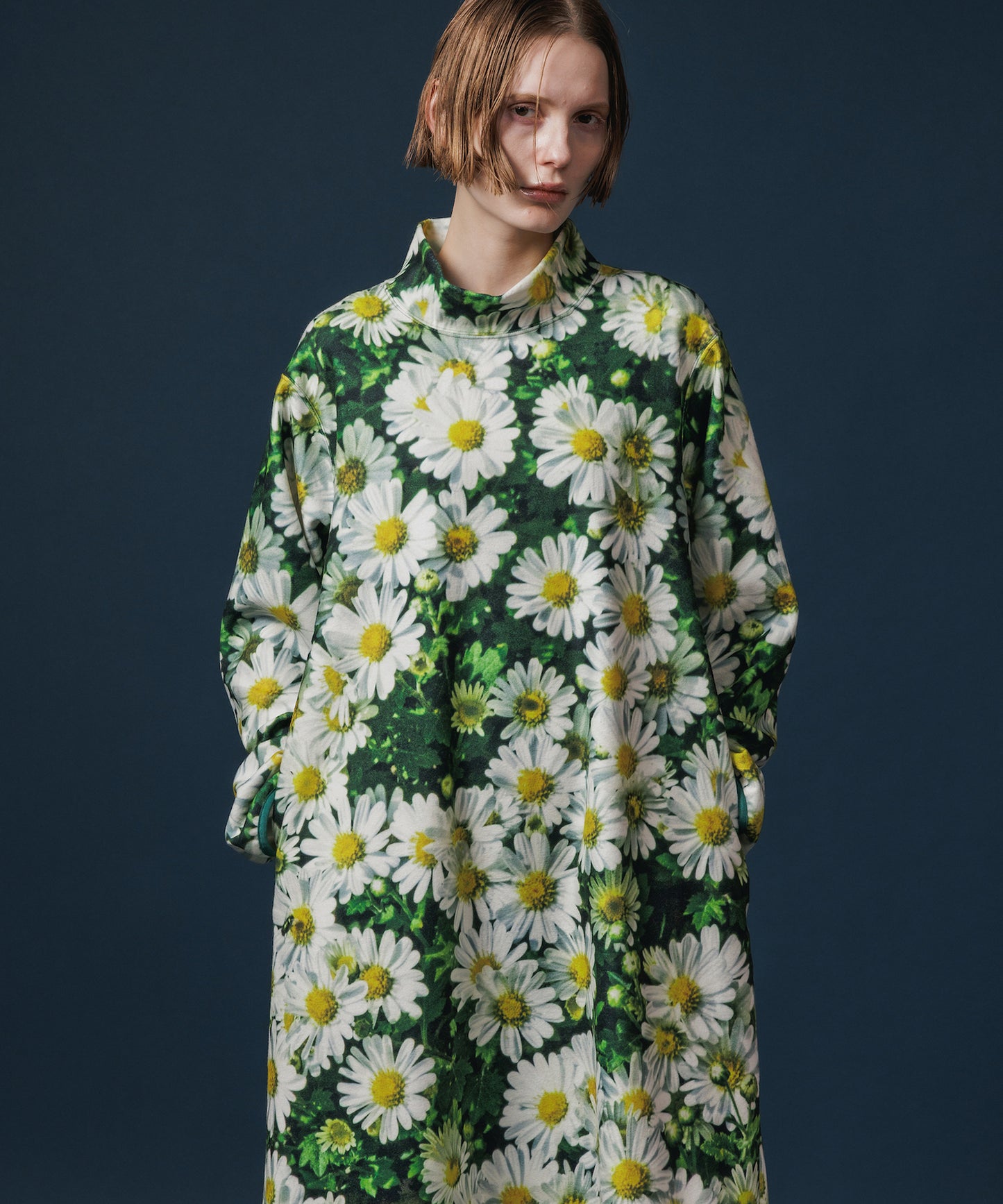 PRINT FLEECE ONE-PIECE