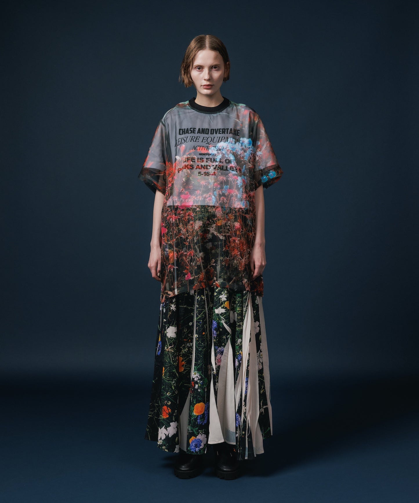 DIRECT PRINT SHEER T-SHIRT