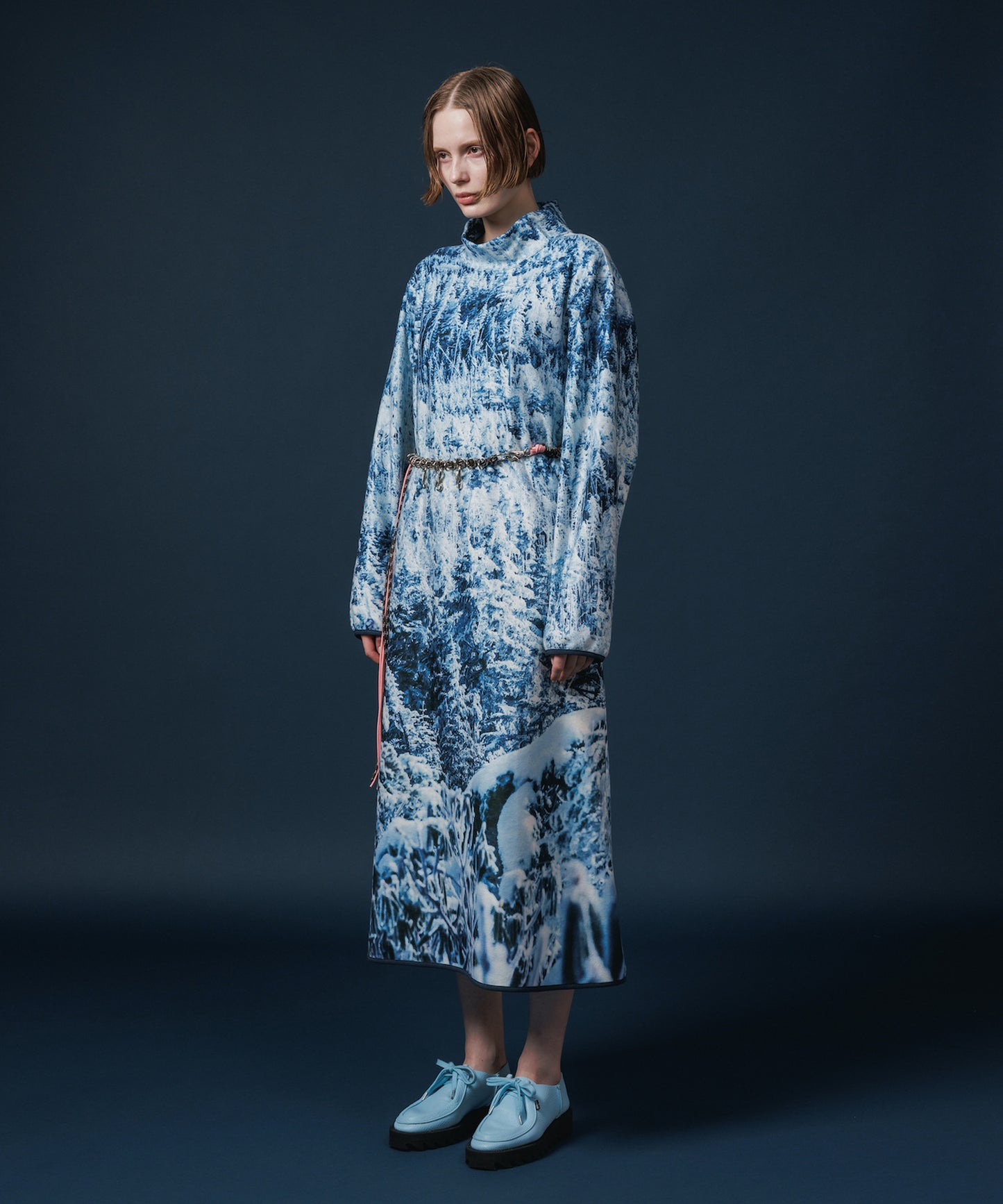 PRINT FLEECE ONE-PIECE
