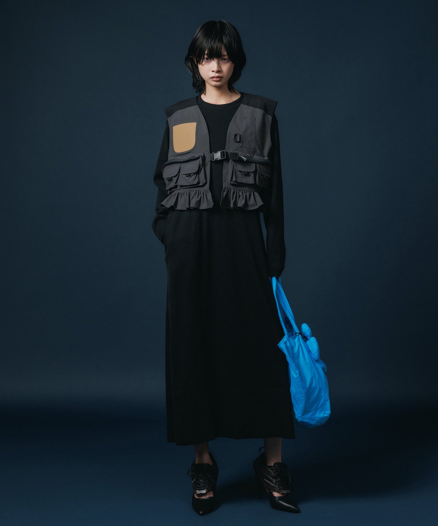 MULTIPOCKET FRILLVEST