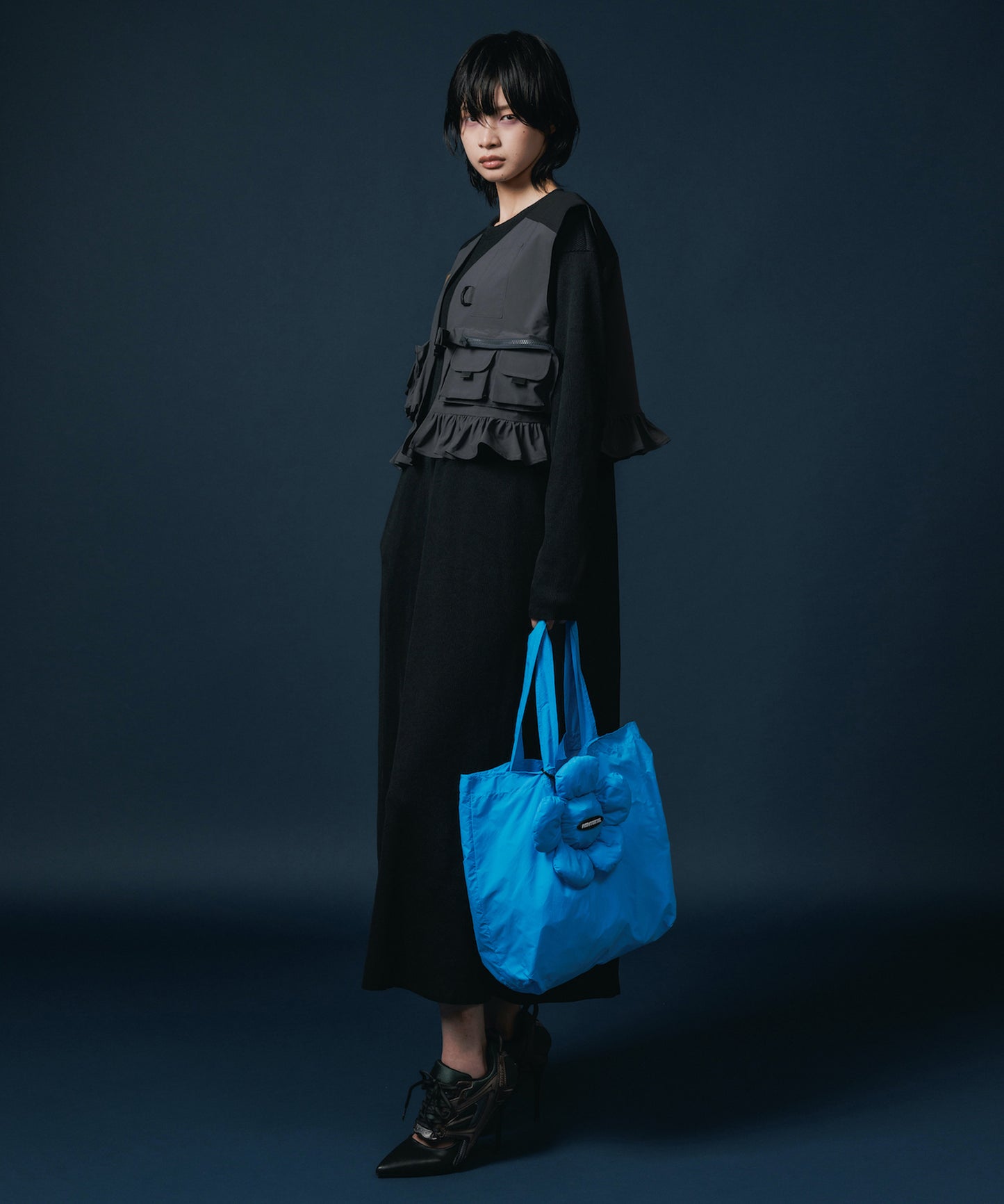 MULTIPOCKET FRILLVEST