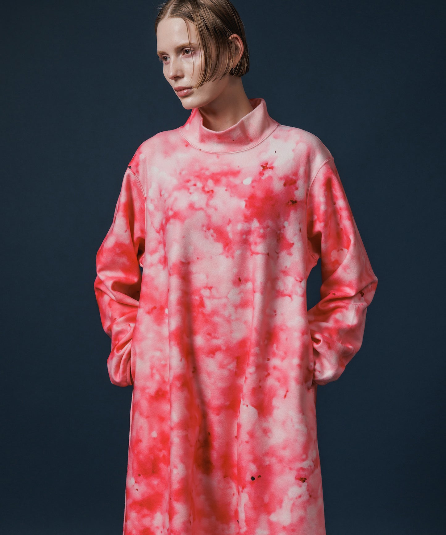 PRINT FLEECE ONE-PIECE