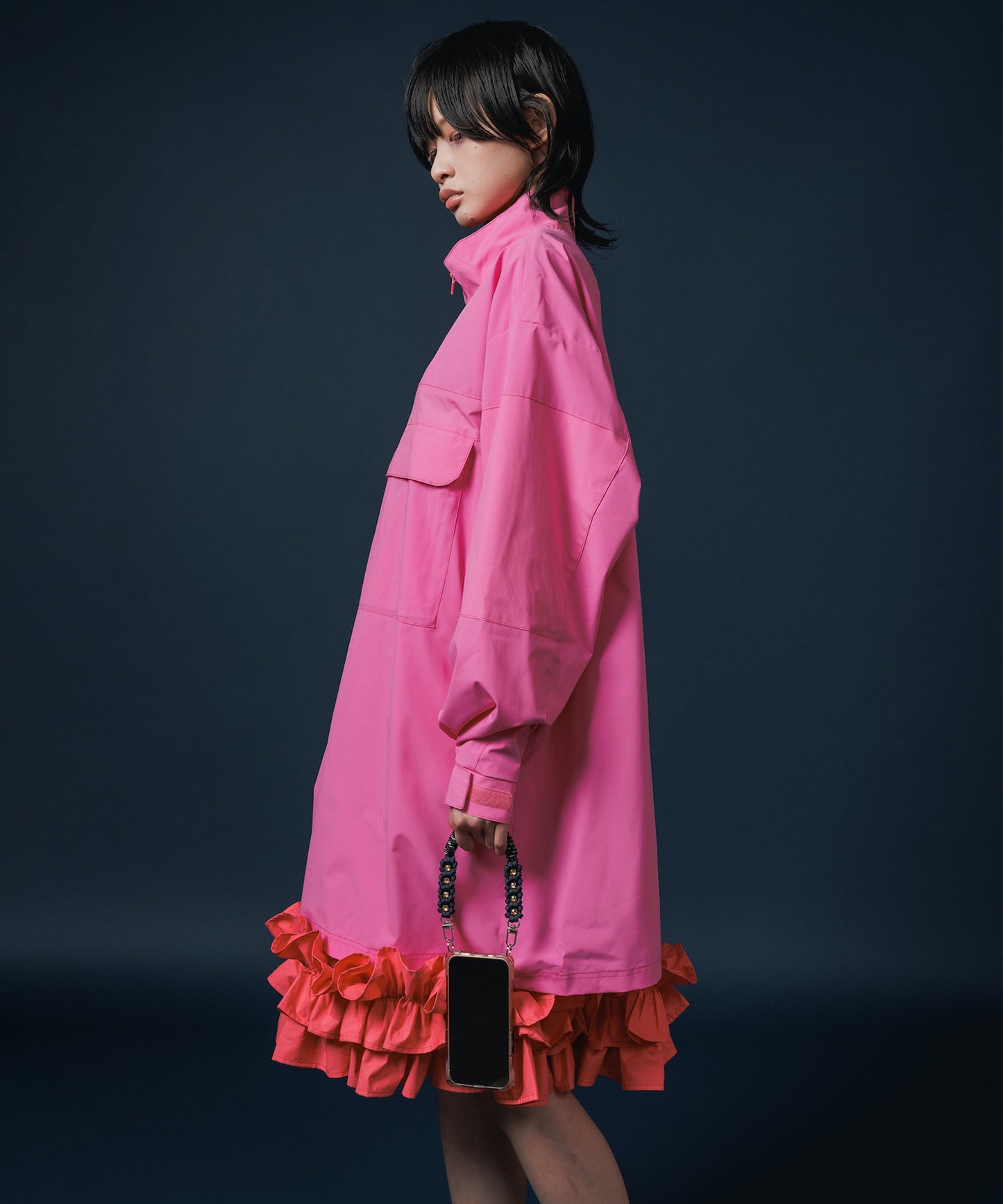 FRILL LAYER NYLONONE-PIECE