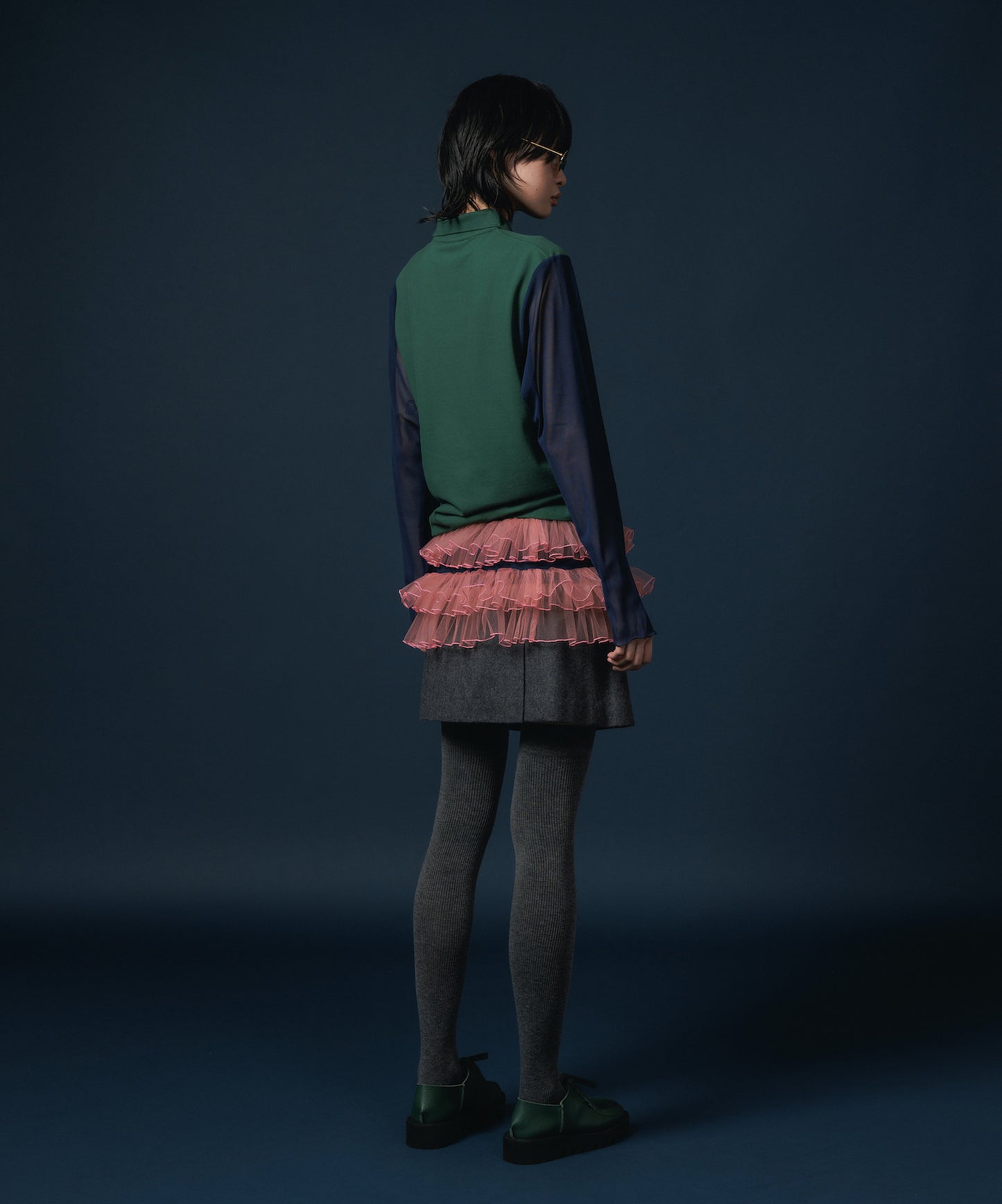 TULLE FRILL BELT