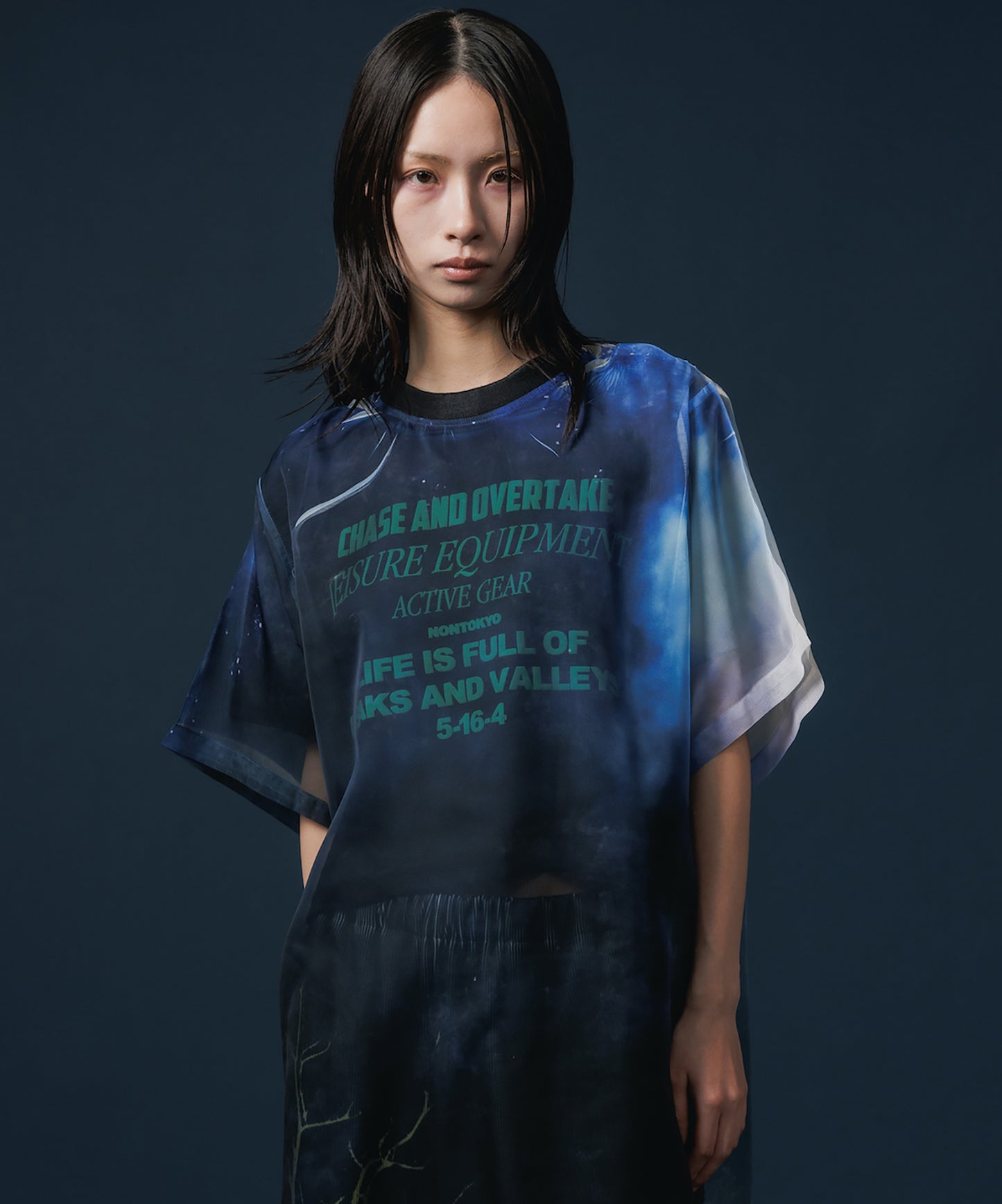PRINT SHORT T-SHIRT(LETTERING)