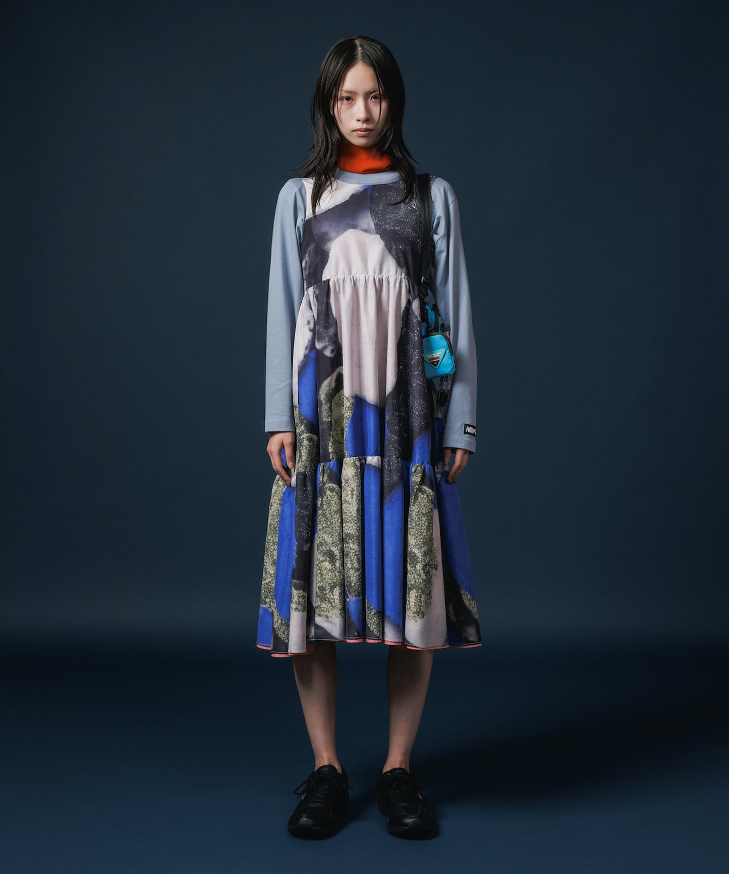 REVERSIBLE GATHER ONE-PIECE