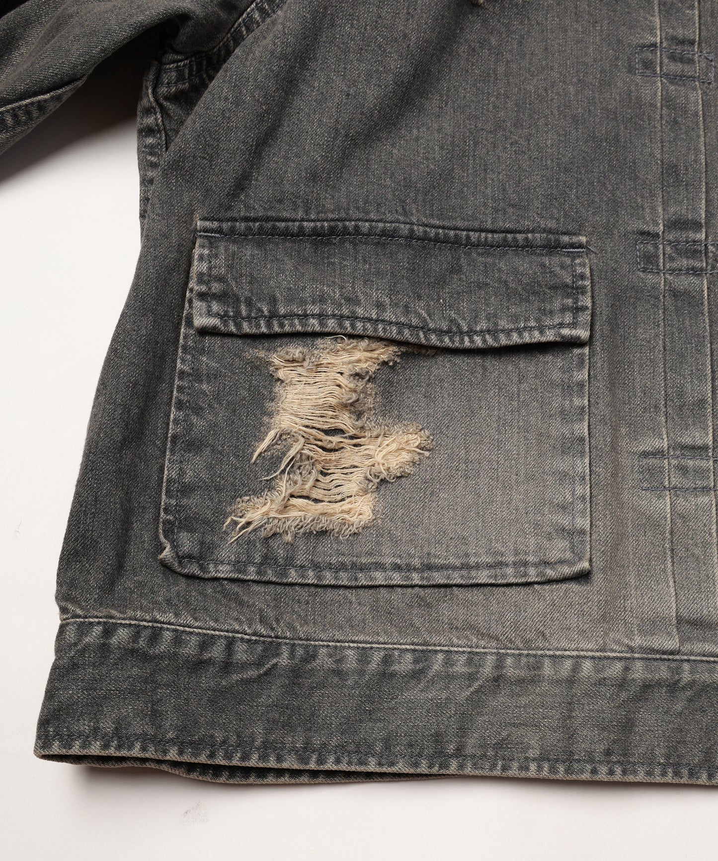BORO DENIM BLOUSON