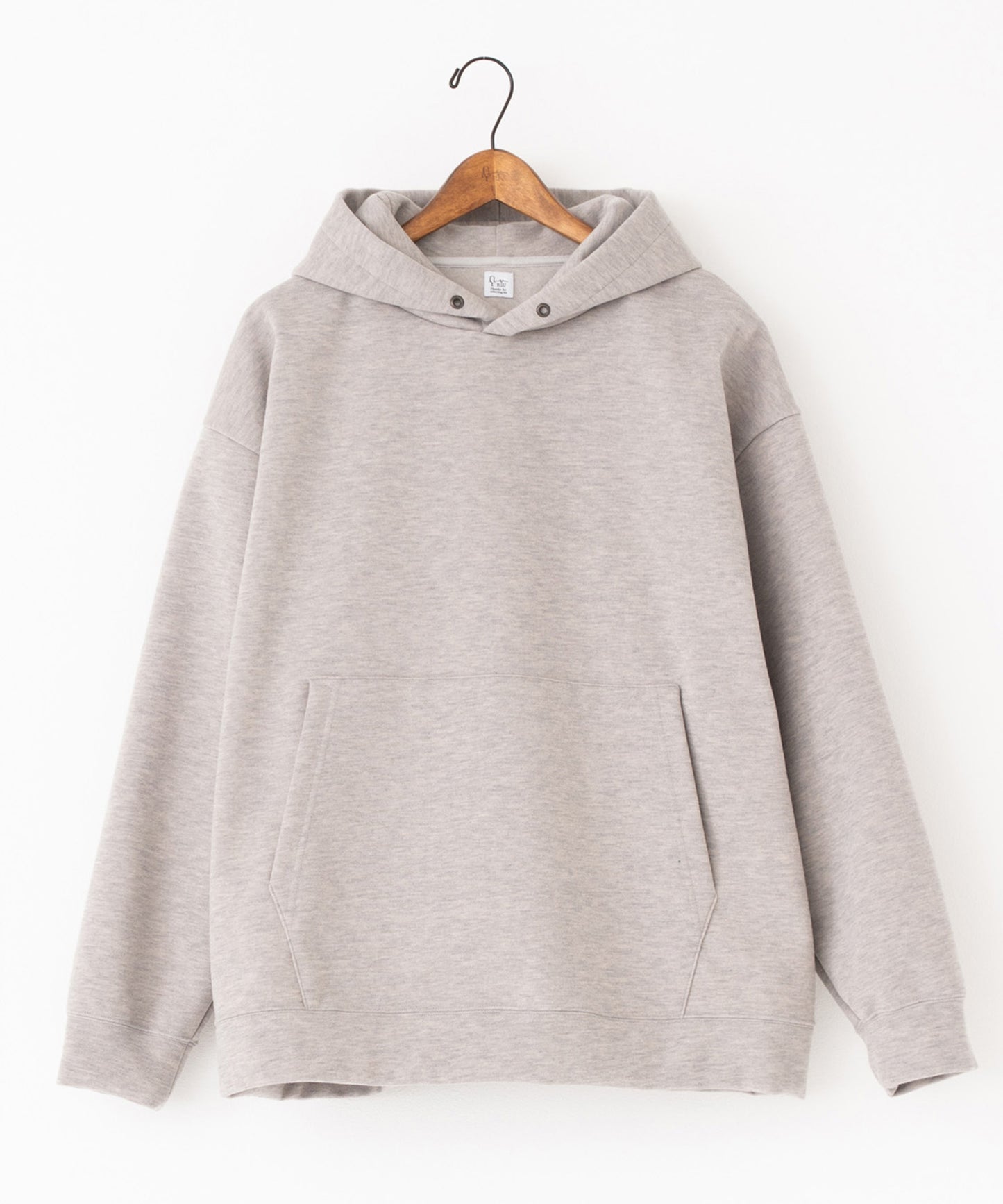 knit melton hoodie pullover