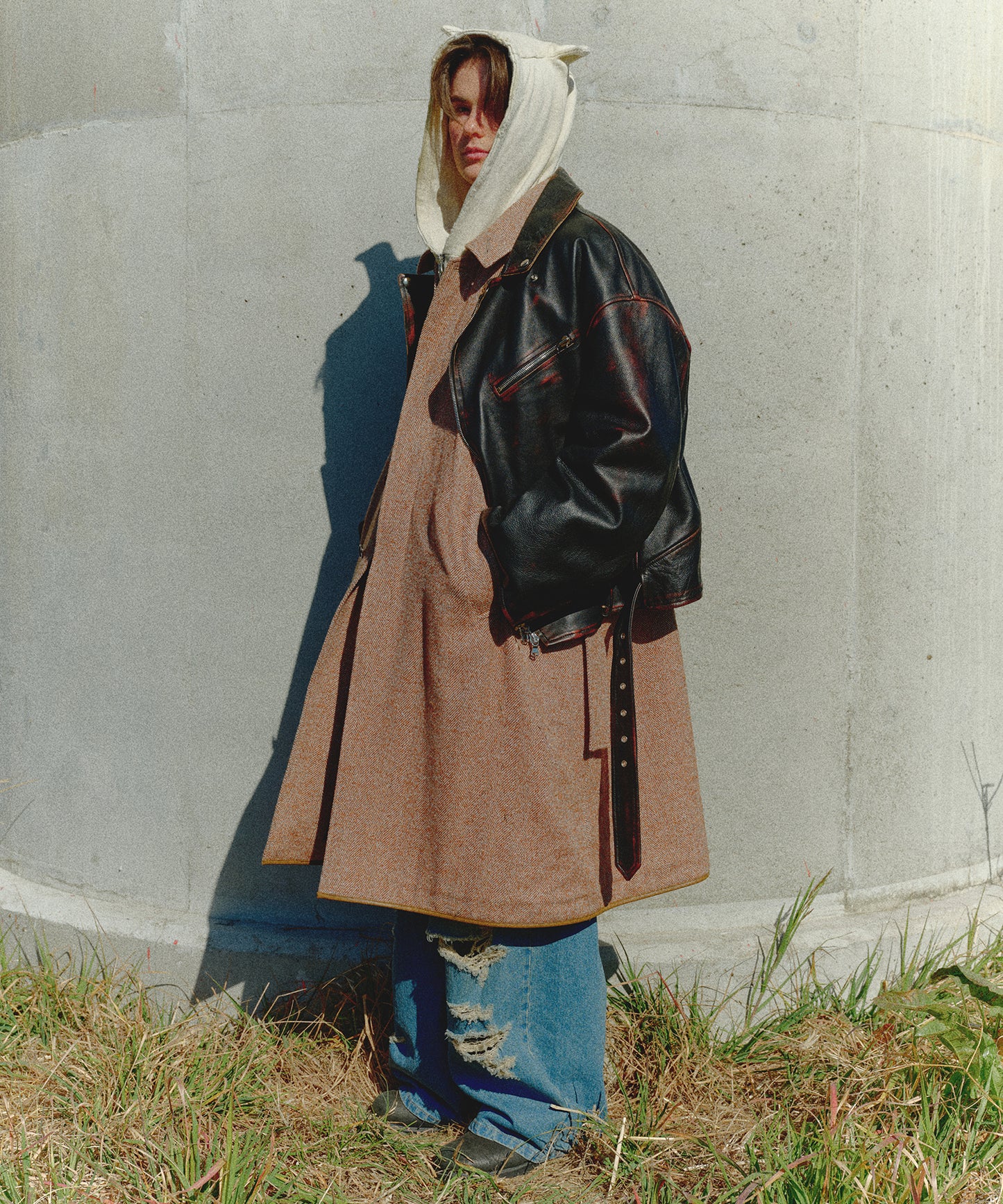 LAME TWEED COAT