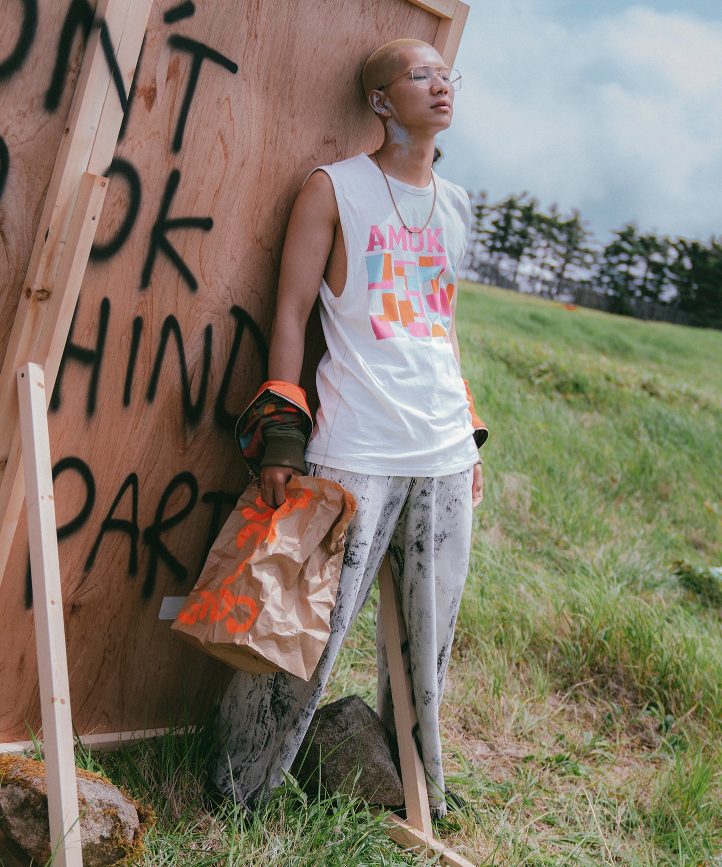 HAND CRAFTED DENIM PANTS